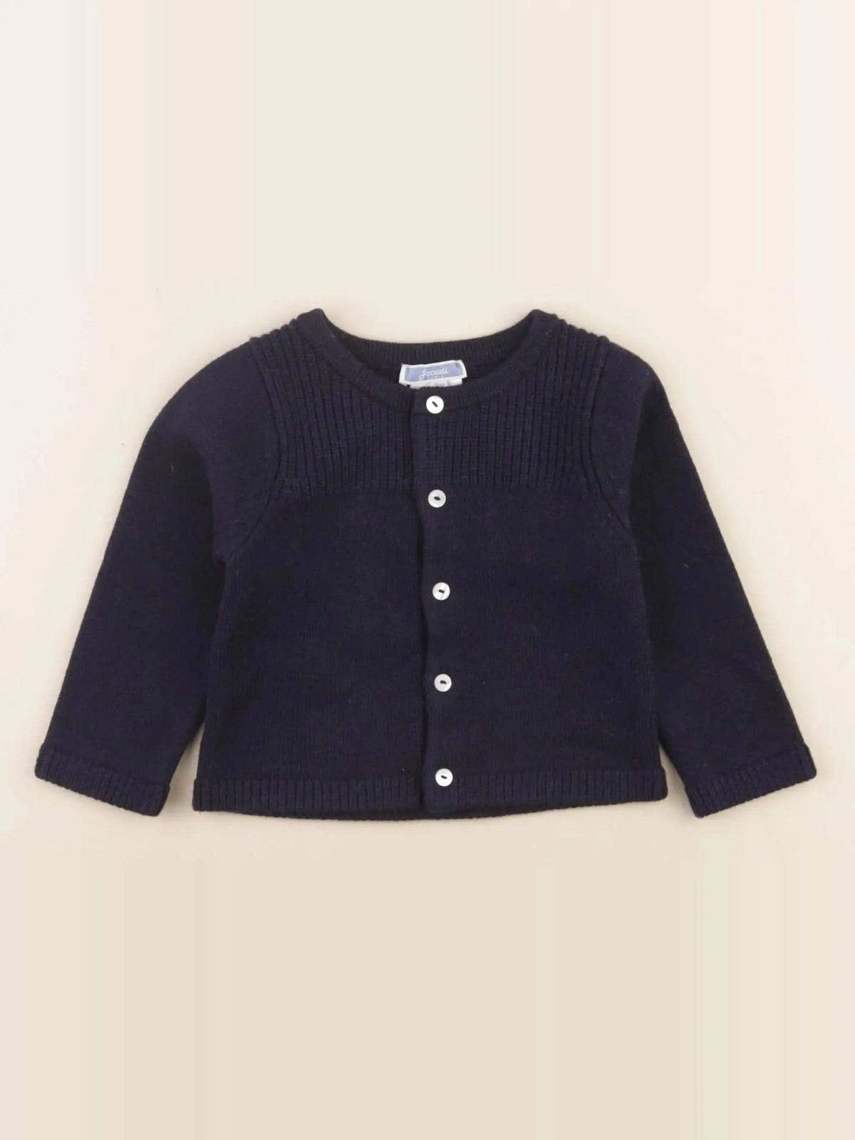 Jacadi - gilet bleu - 18 mois