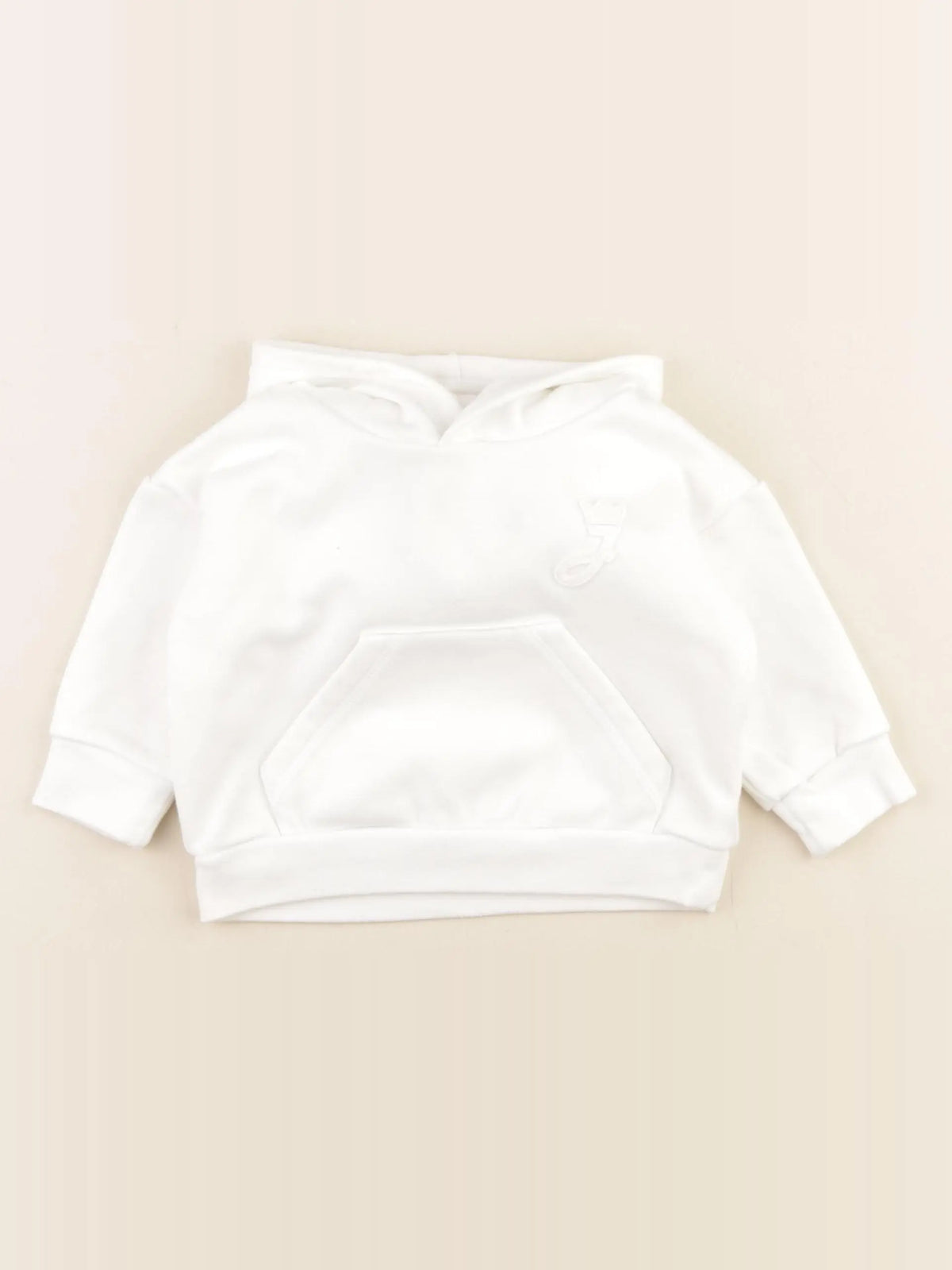 Jacadi - sweat blanc - 12 mois