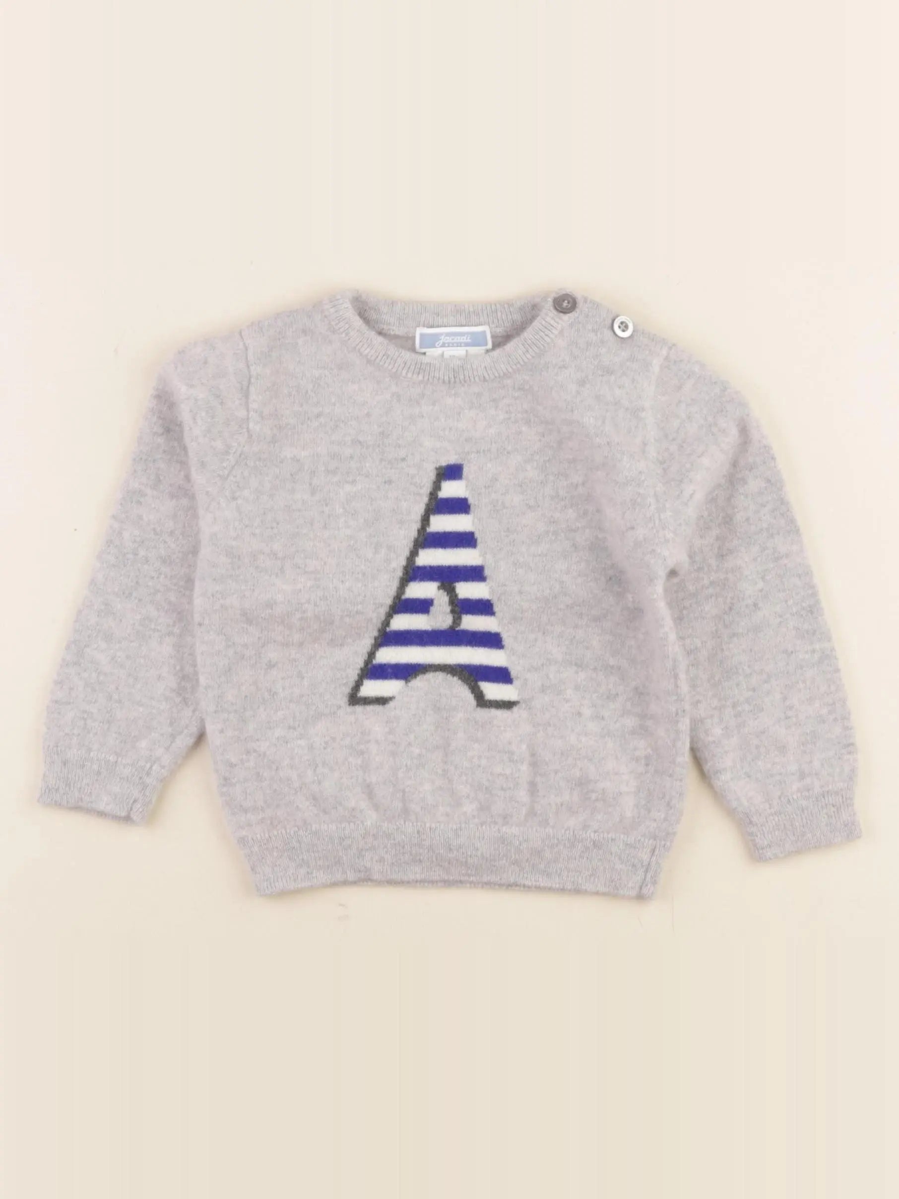 Jacadi - pull gris - 18 mois