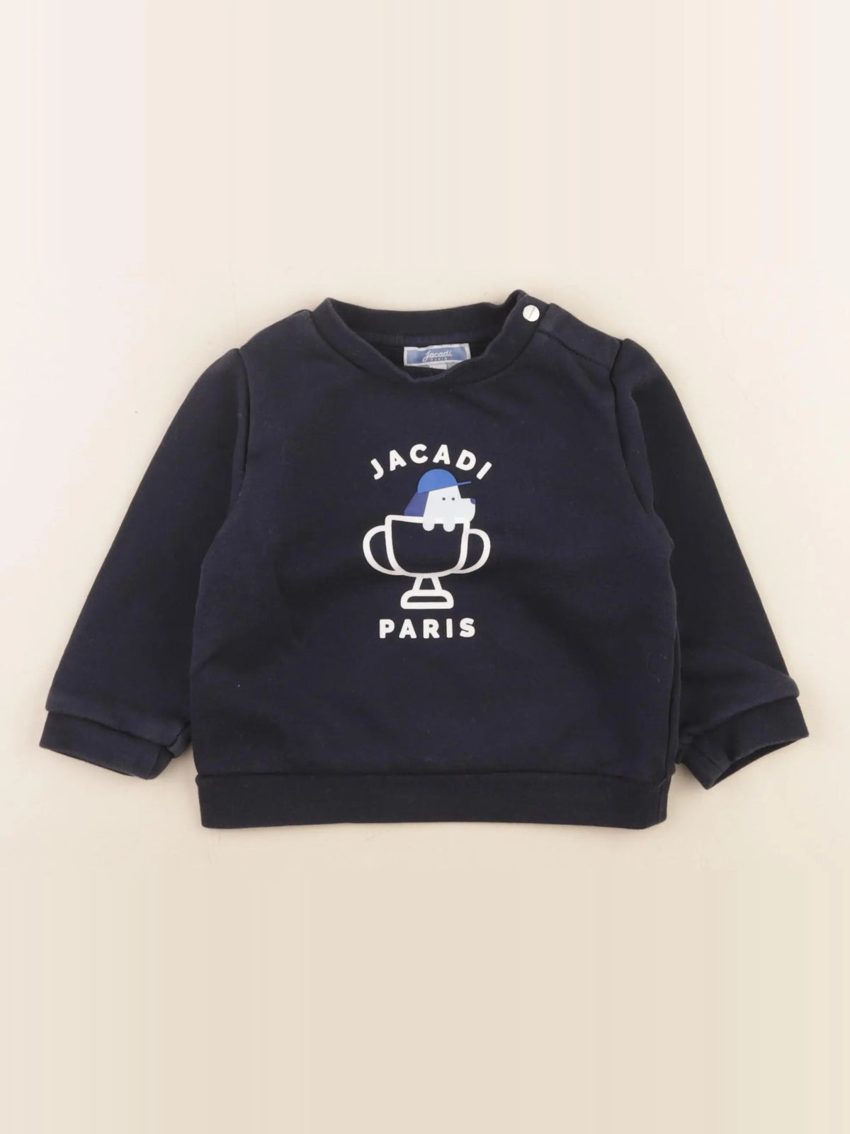 Jacadi - sweat bleu - 18 mois