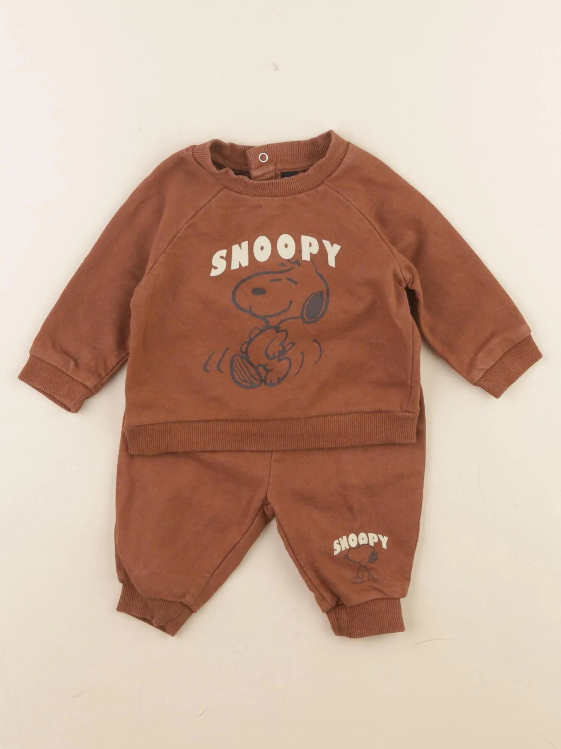 Vertbaudet - ensemble marron - 3 mois