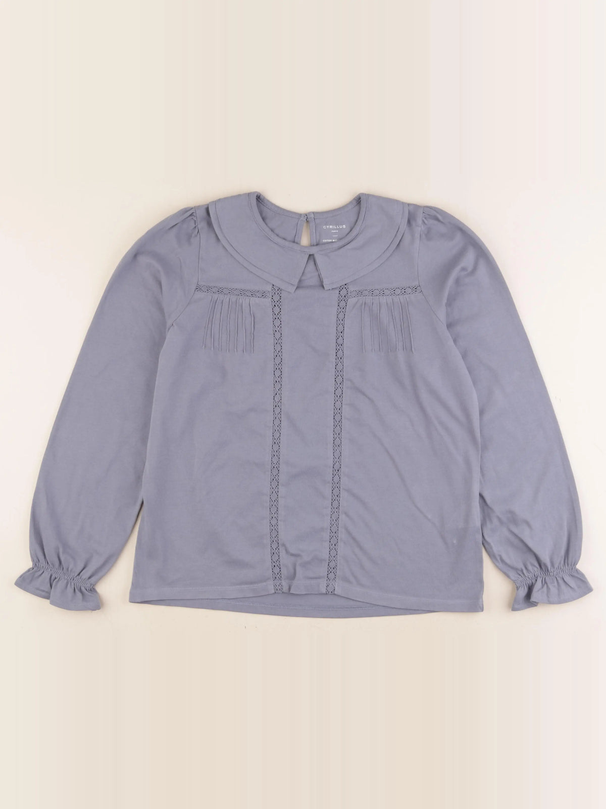 Cyrillus - tee-shirt bleu - 12 ans