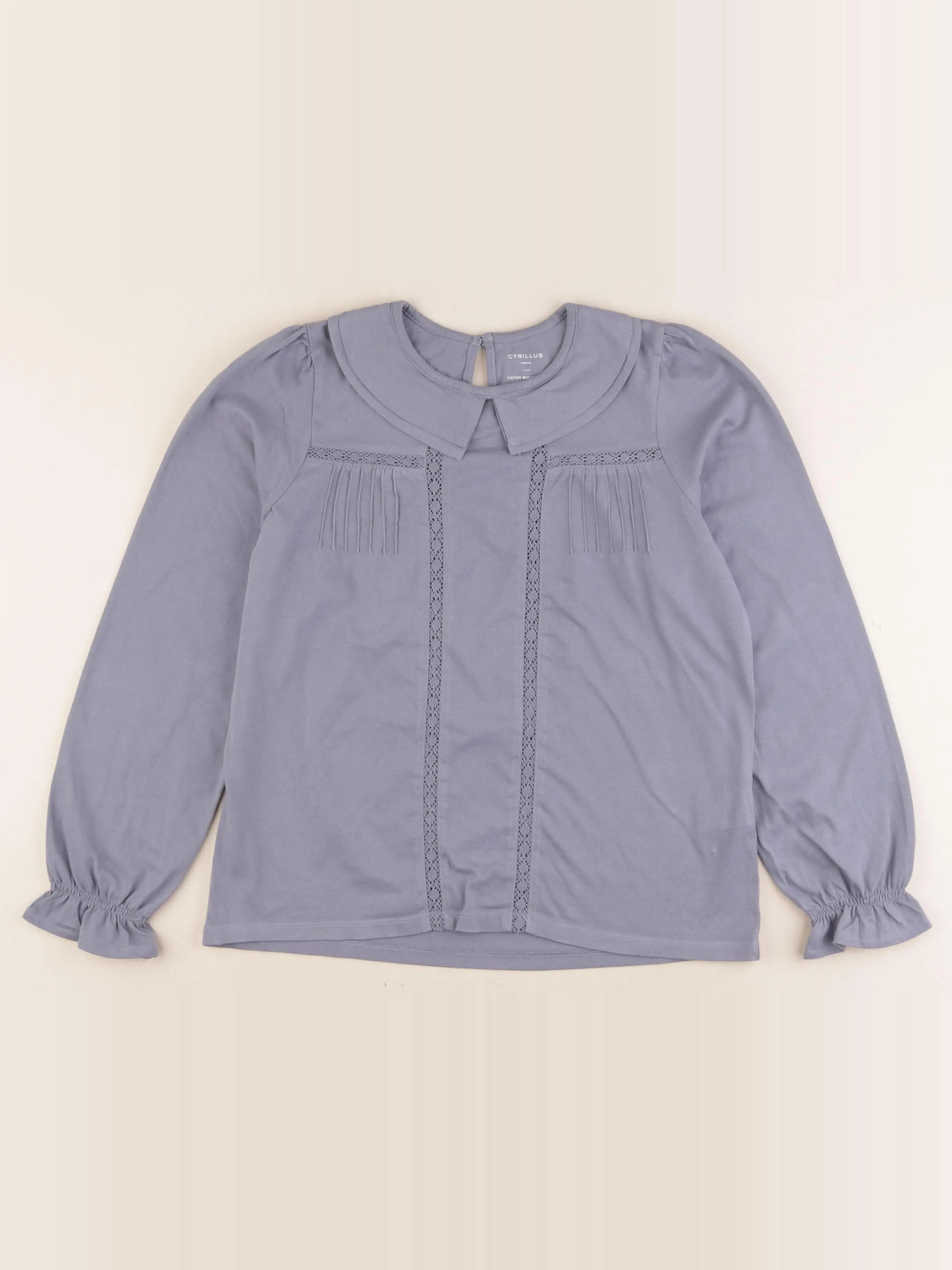 Cyrillus - tee-shirt bleu - 12 ans
