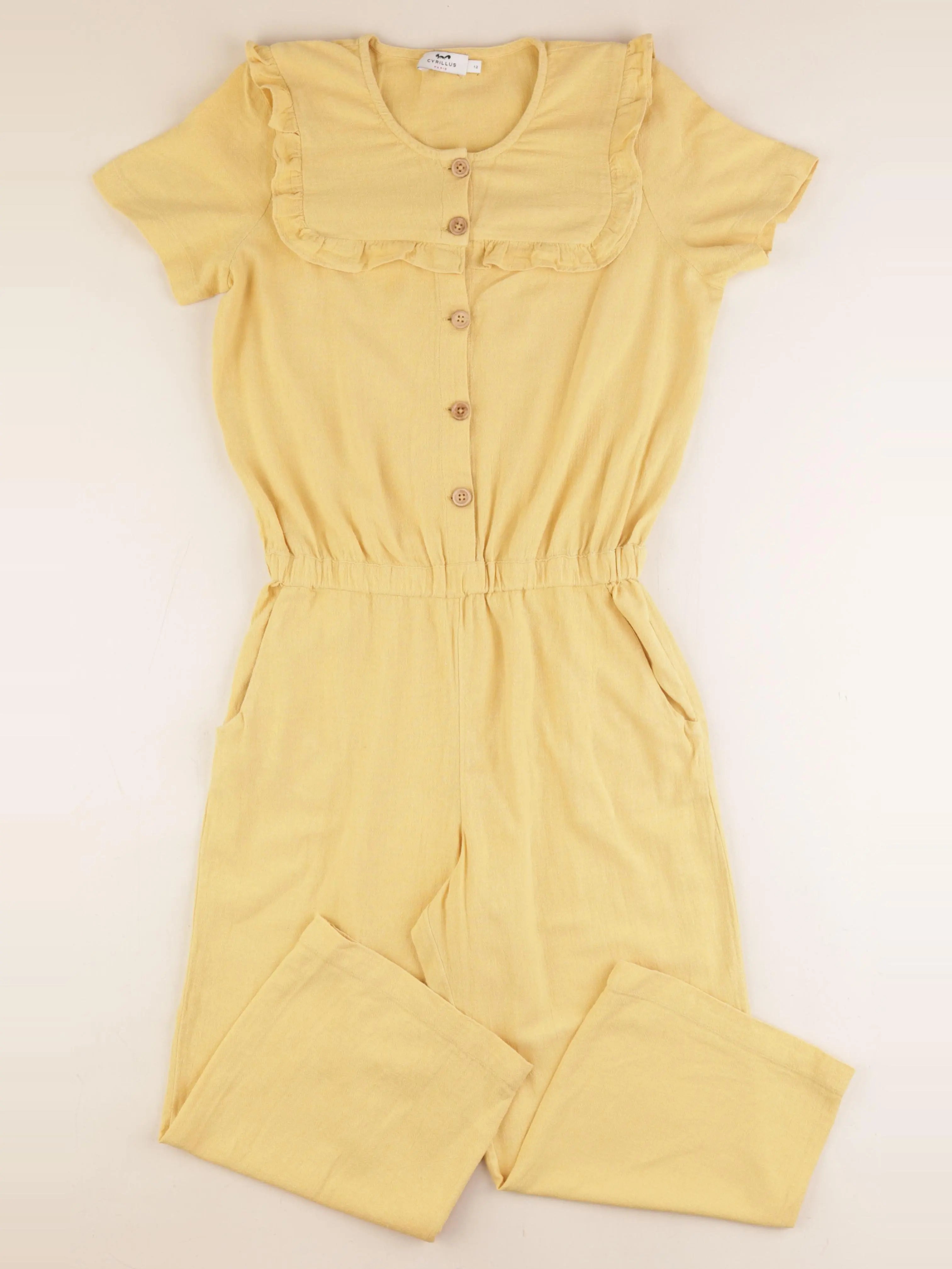 Cyrillus - combinaison jaune - 12 ans