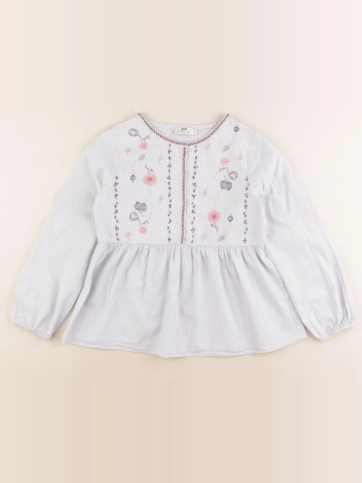 Cyrillus - blouse bleu - 10 ans