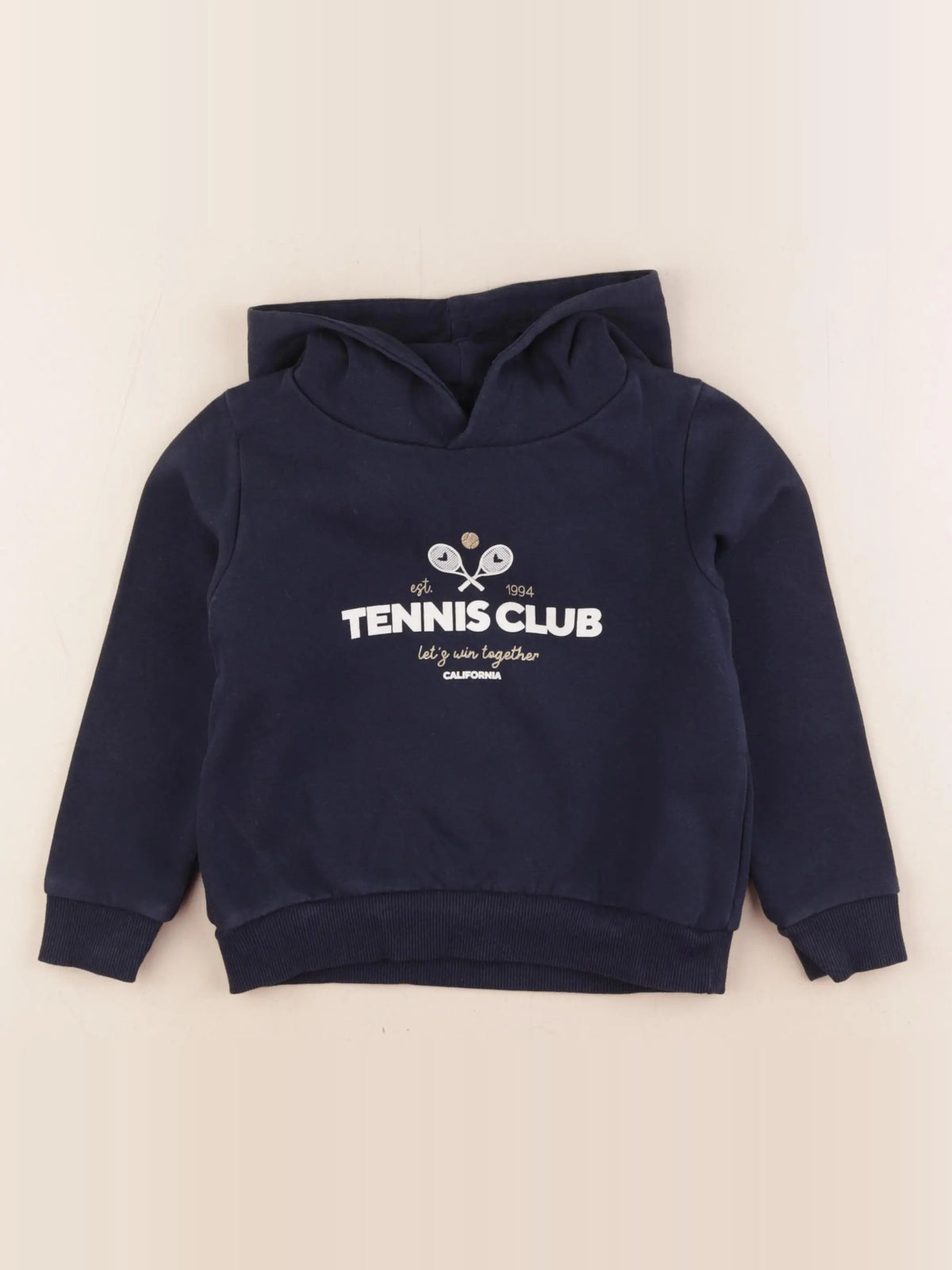 Vertbaudet - sweat bleu - 4 ans