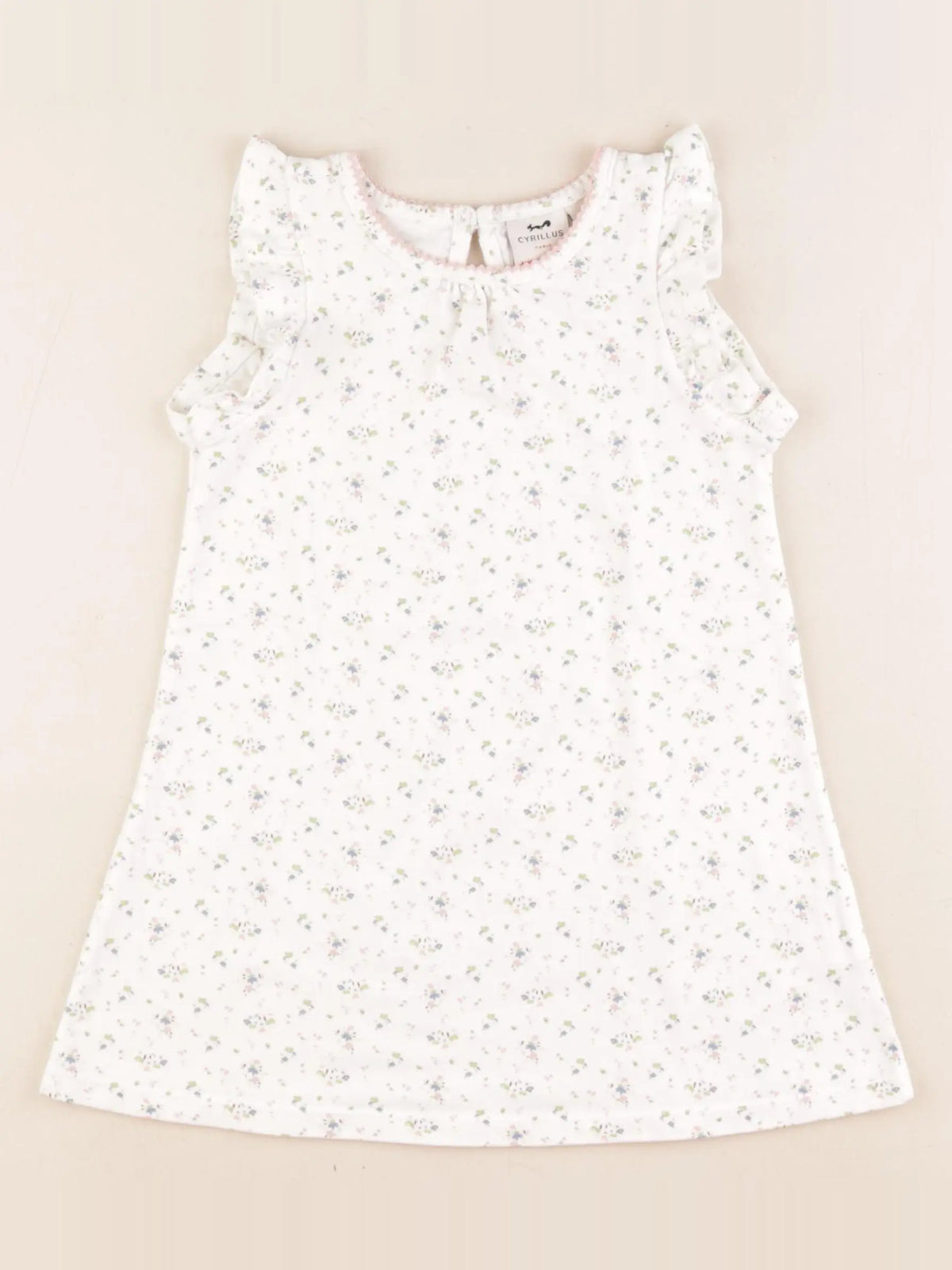 Cyrillus - chemise de nuit coton multicolore - 3 ans
