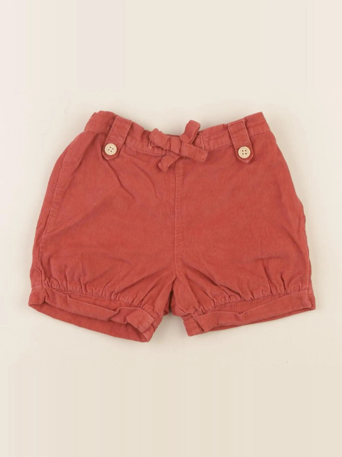 Cyrillus - short rouge - 18 mois