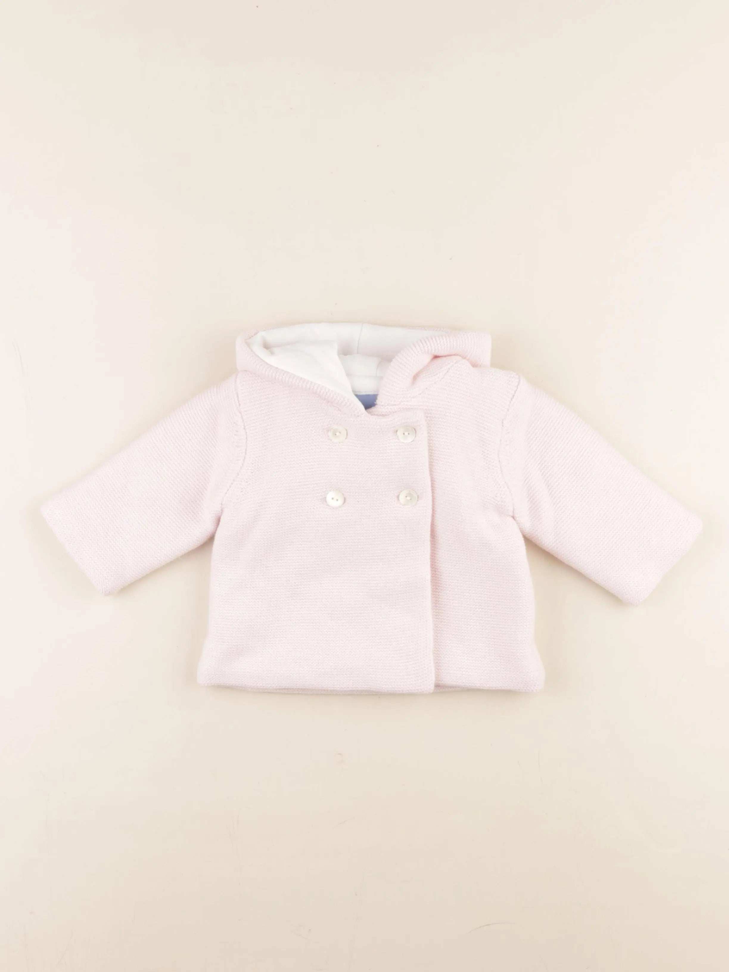 Jacadi - gilet rose - 6 mois