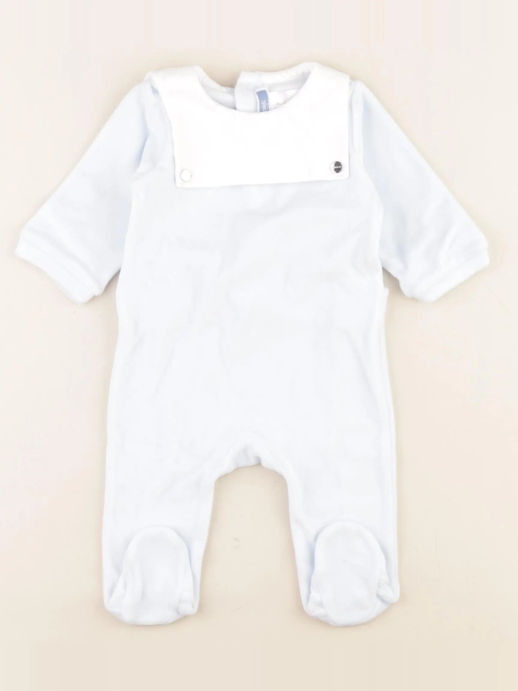 Jacadi - pyjama velours bleu - 3 mois