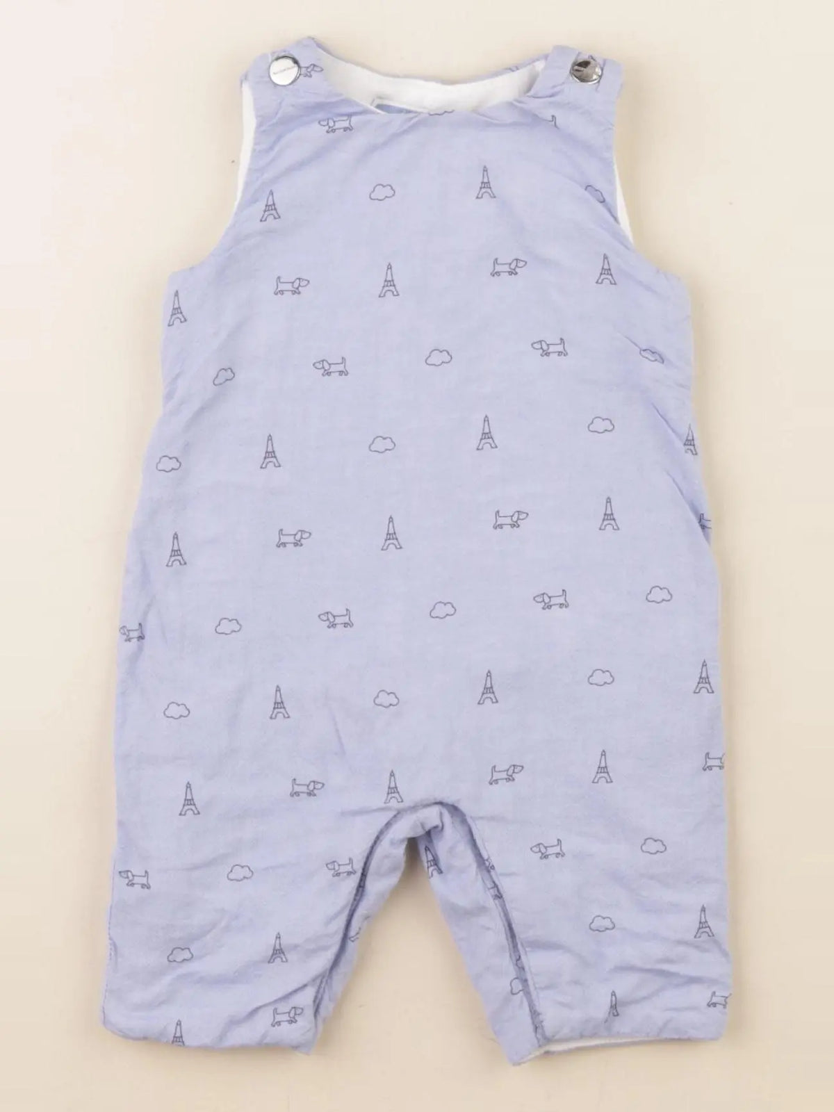 Jacadi - salopette bleu - 1 mois