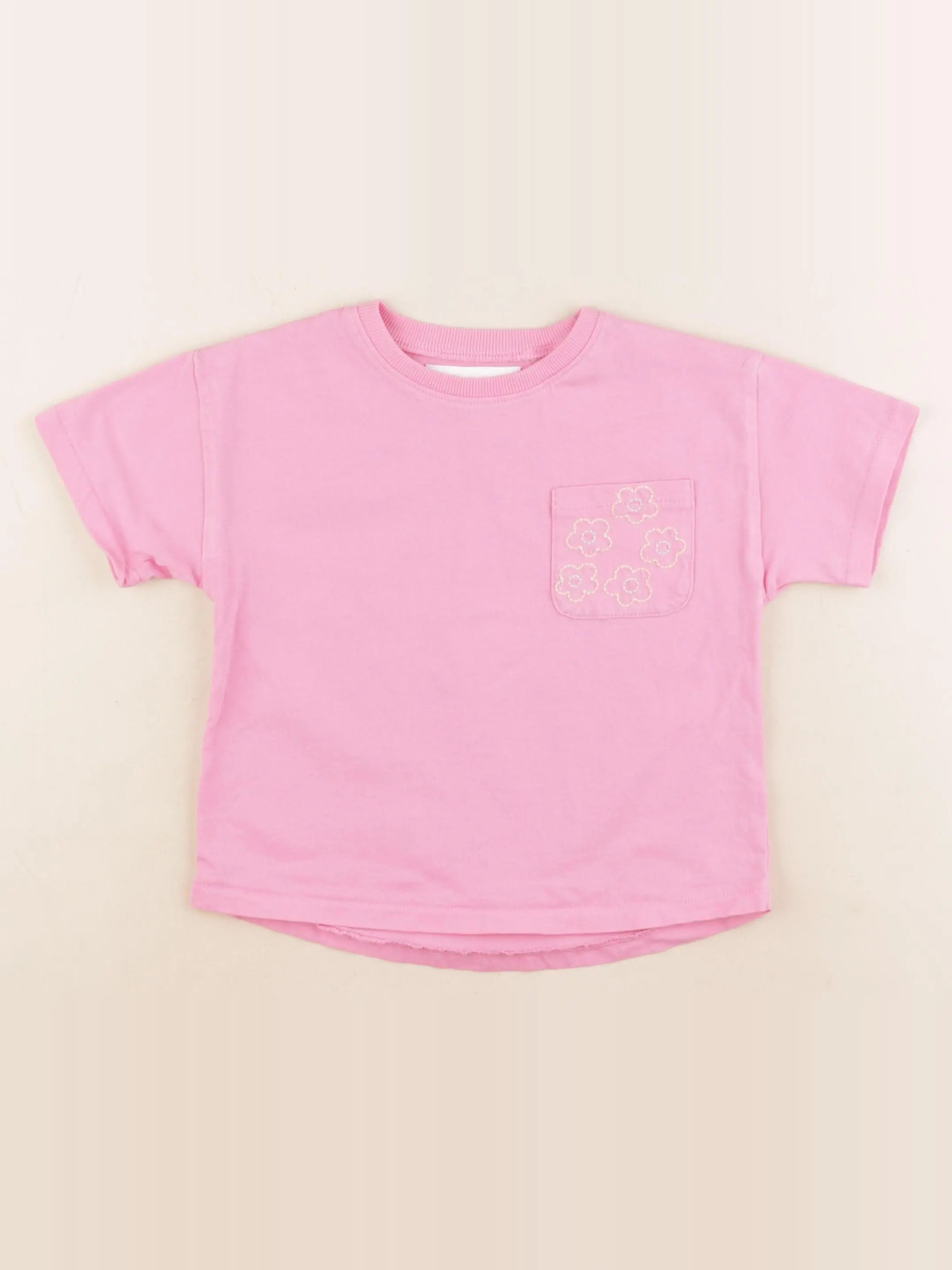 Zara - tee-shirt rose - 3 ans
