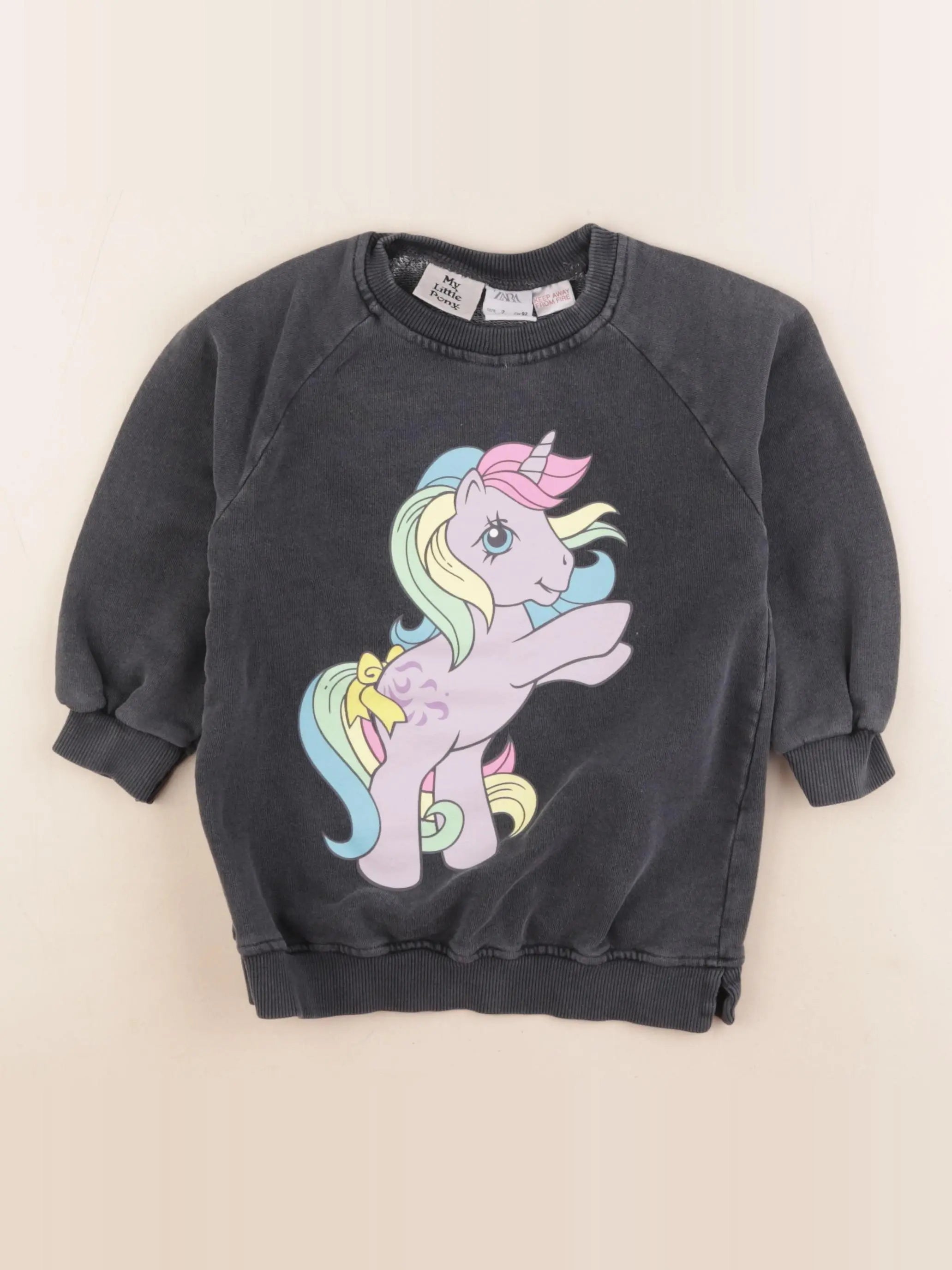 Zara - robe gris - 2 ans