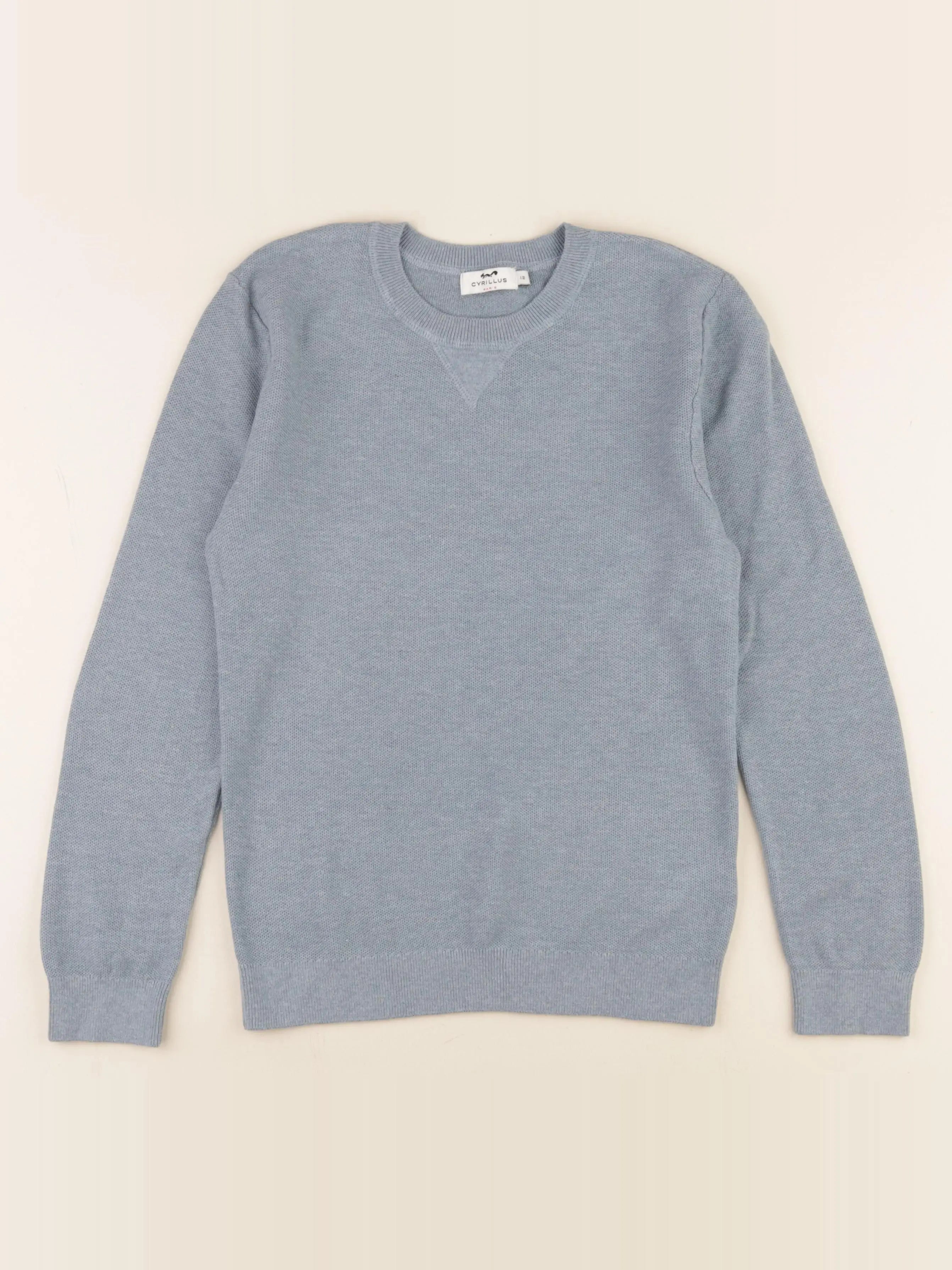Cyrillus - pull bleu - 12 ans
