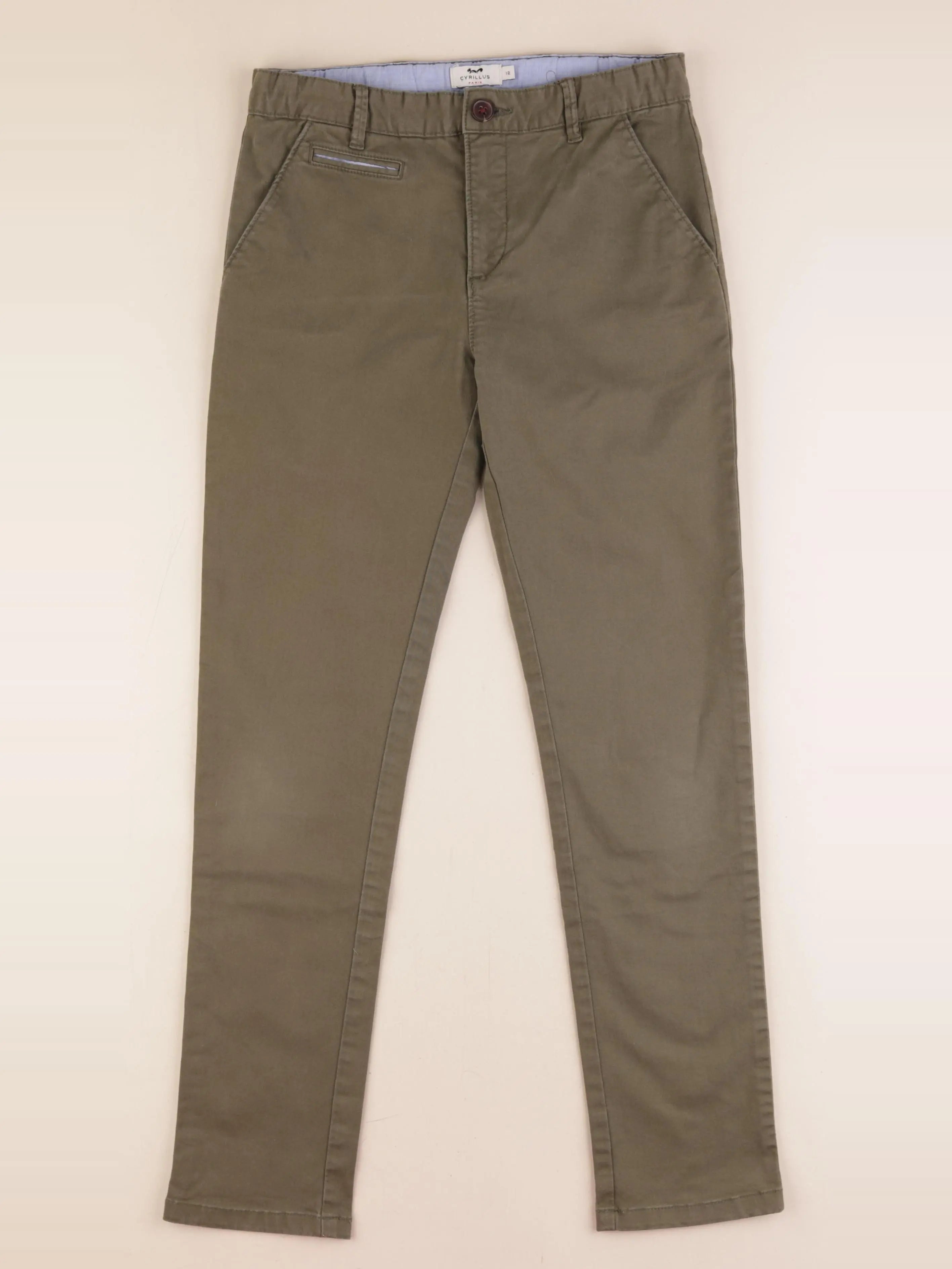 Cyrillus - pantalon vert - 12 ans