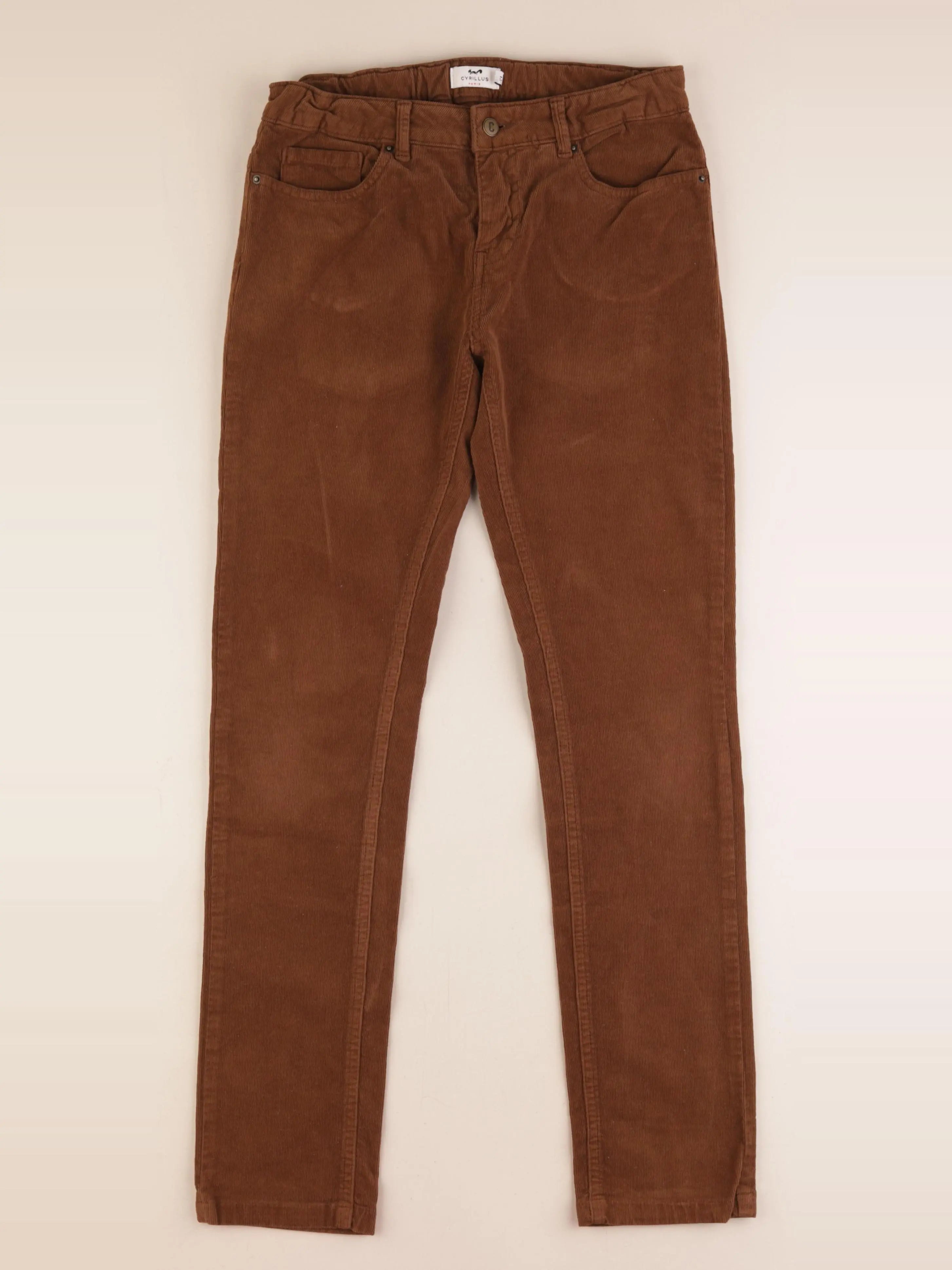 Cyrillus - pantalon marron - 12 ans