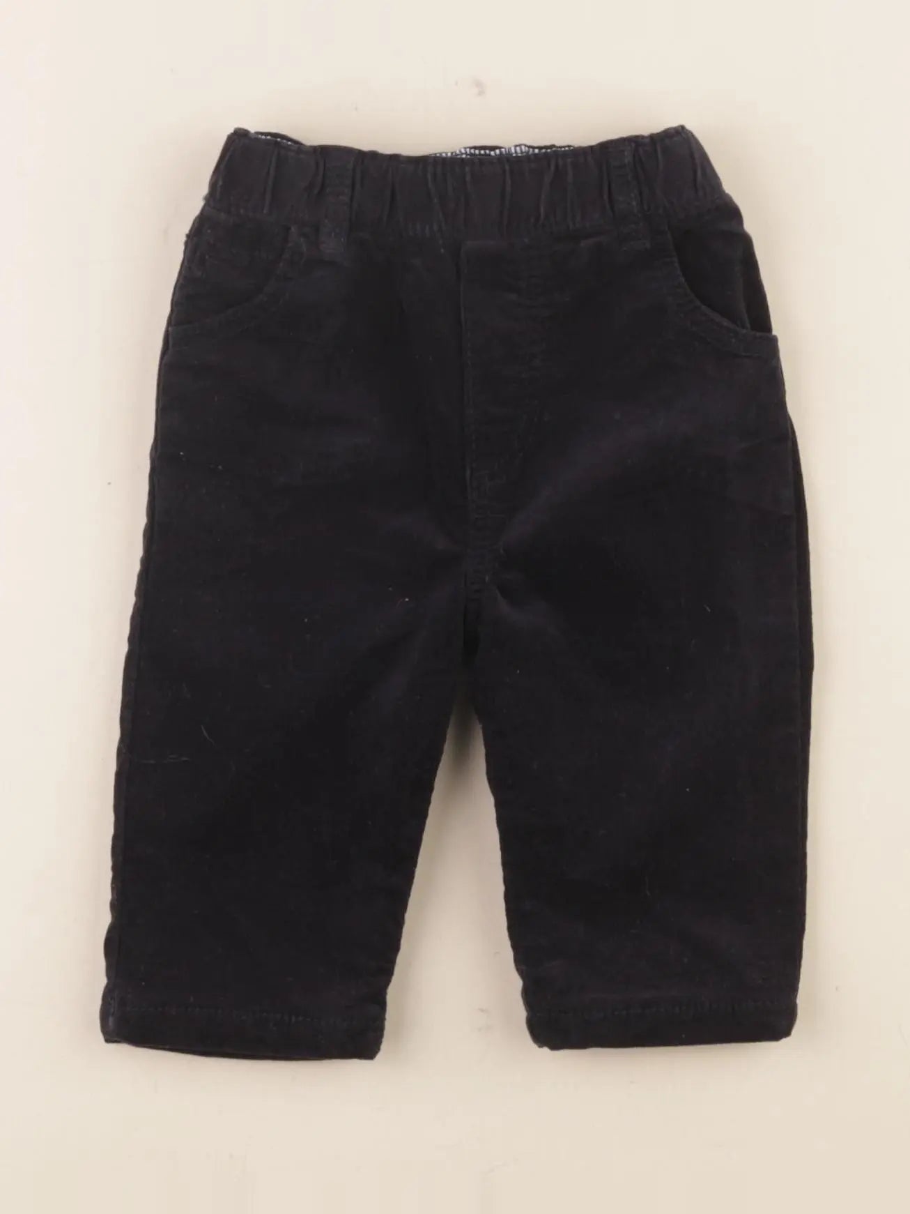 Cyrillus - pantalon doublé noir - 6 mois