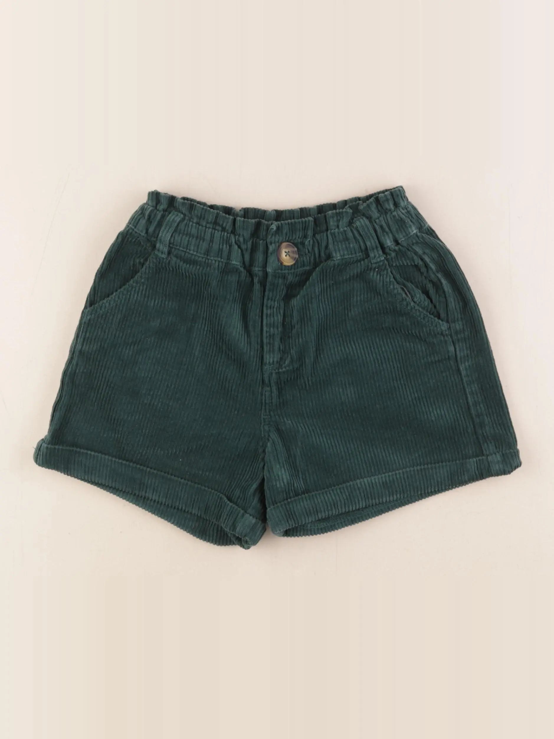 Vertbaudet - short vert - 6 ans
