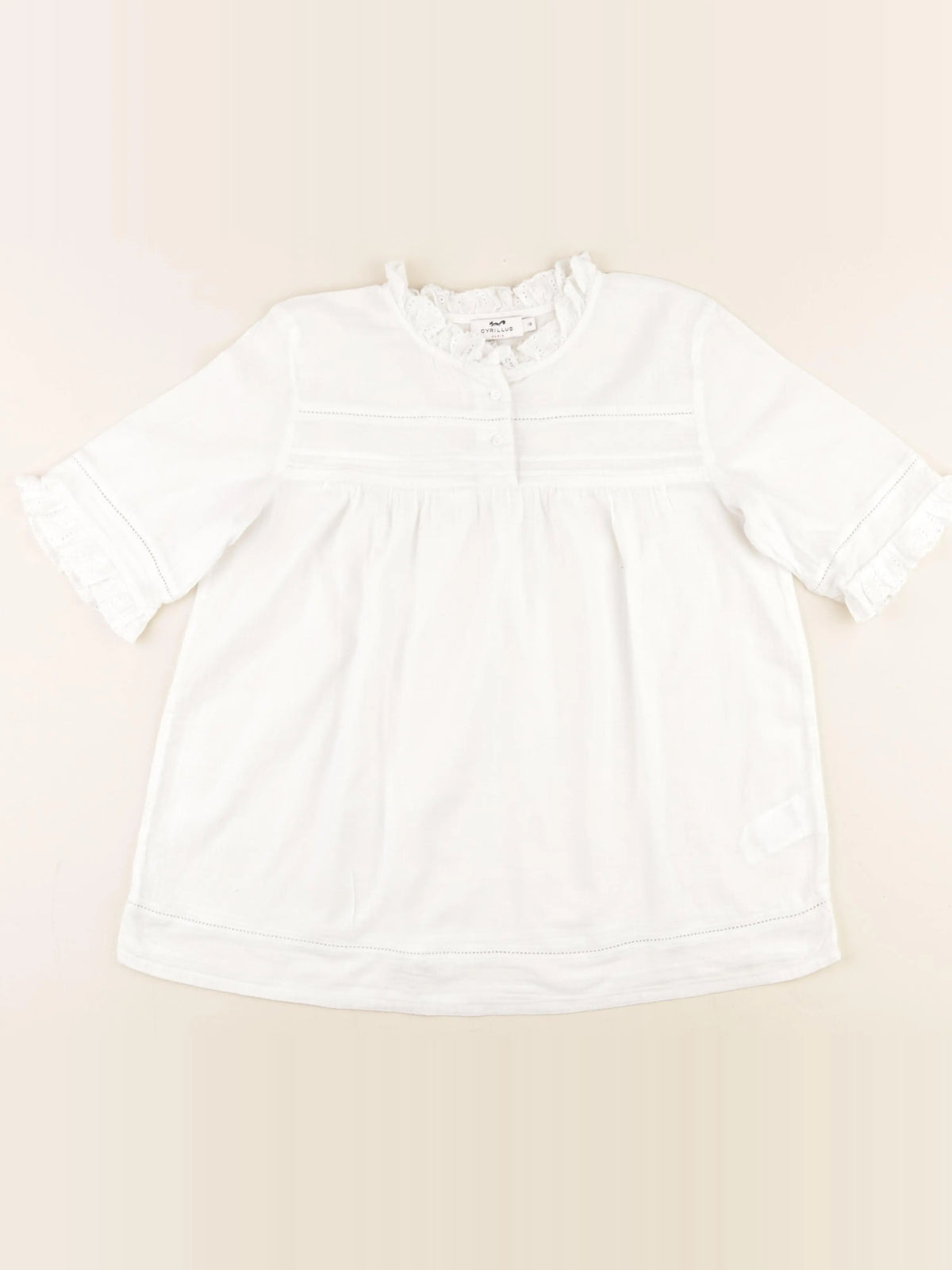 Cyrillus - blouse blanc - 16 ans