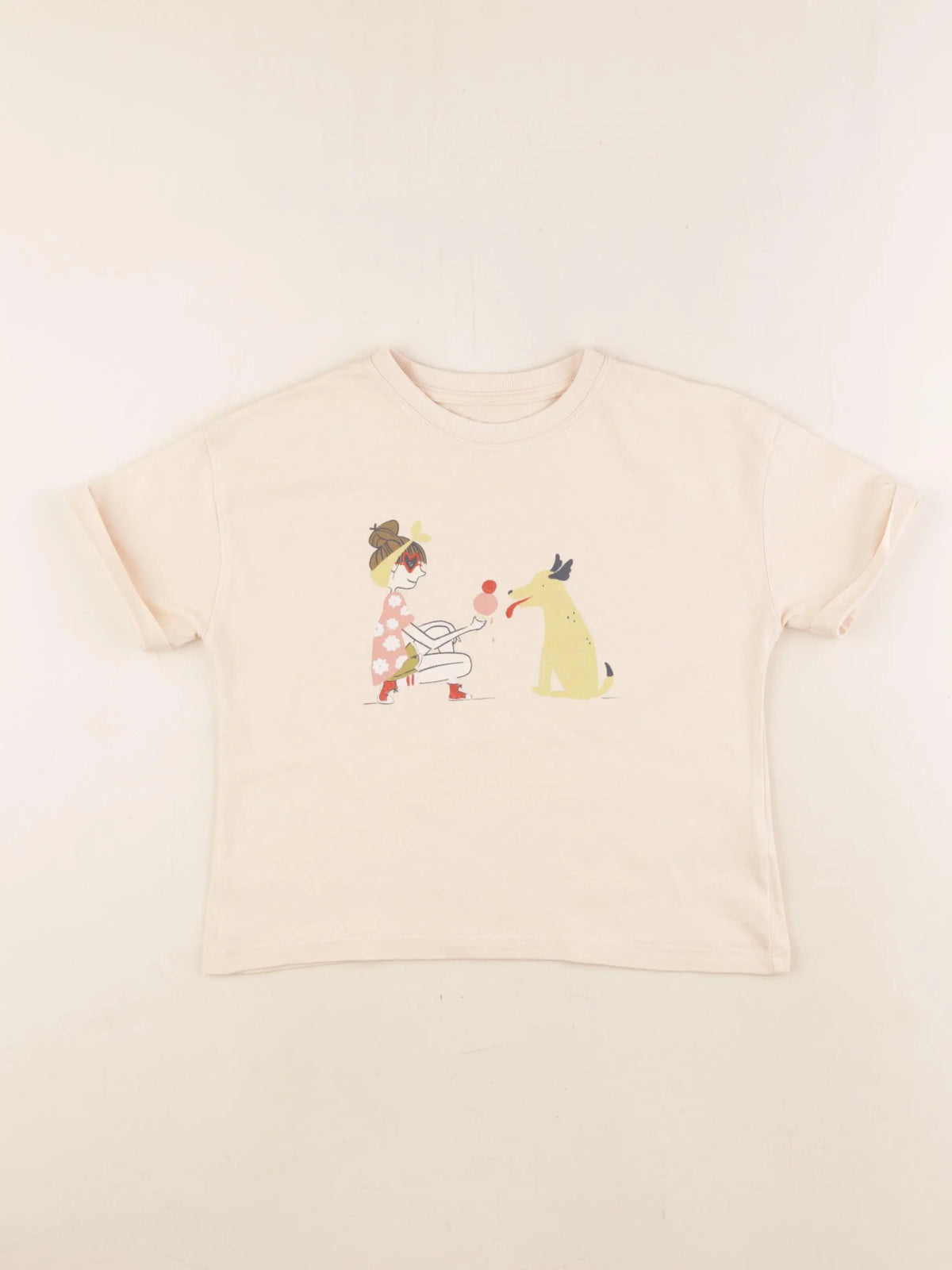 Vertbaudet - tee-shirt rose - 6 ans