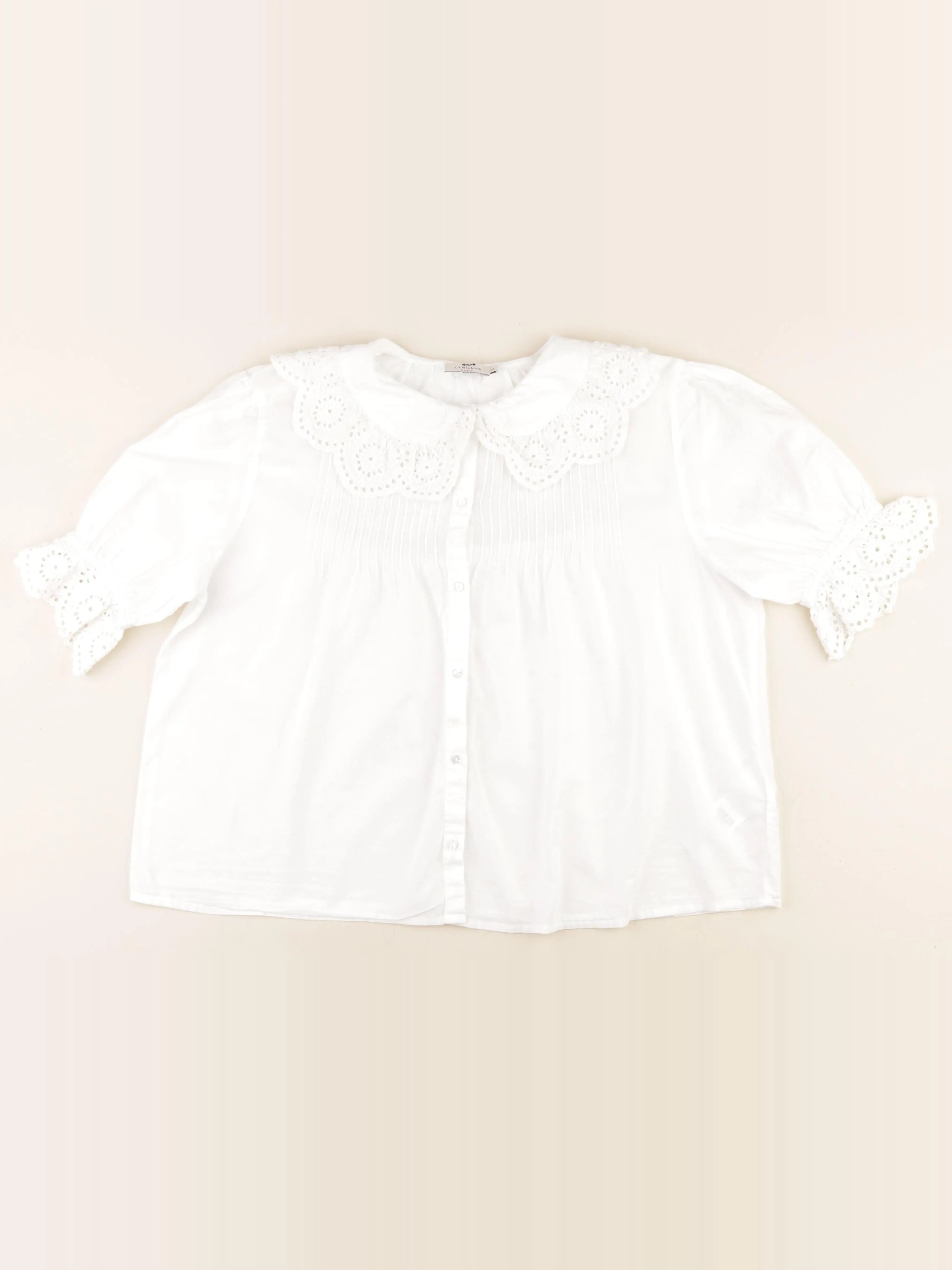 Cyrillus - blouse blanc - 14 ans