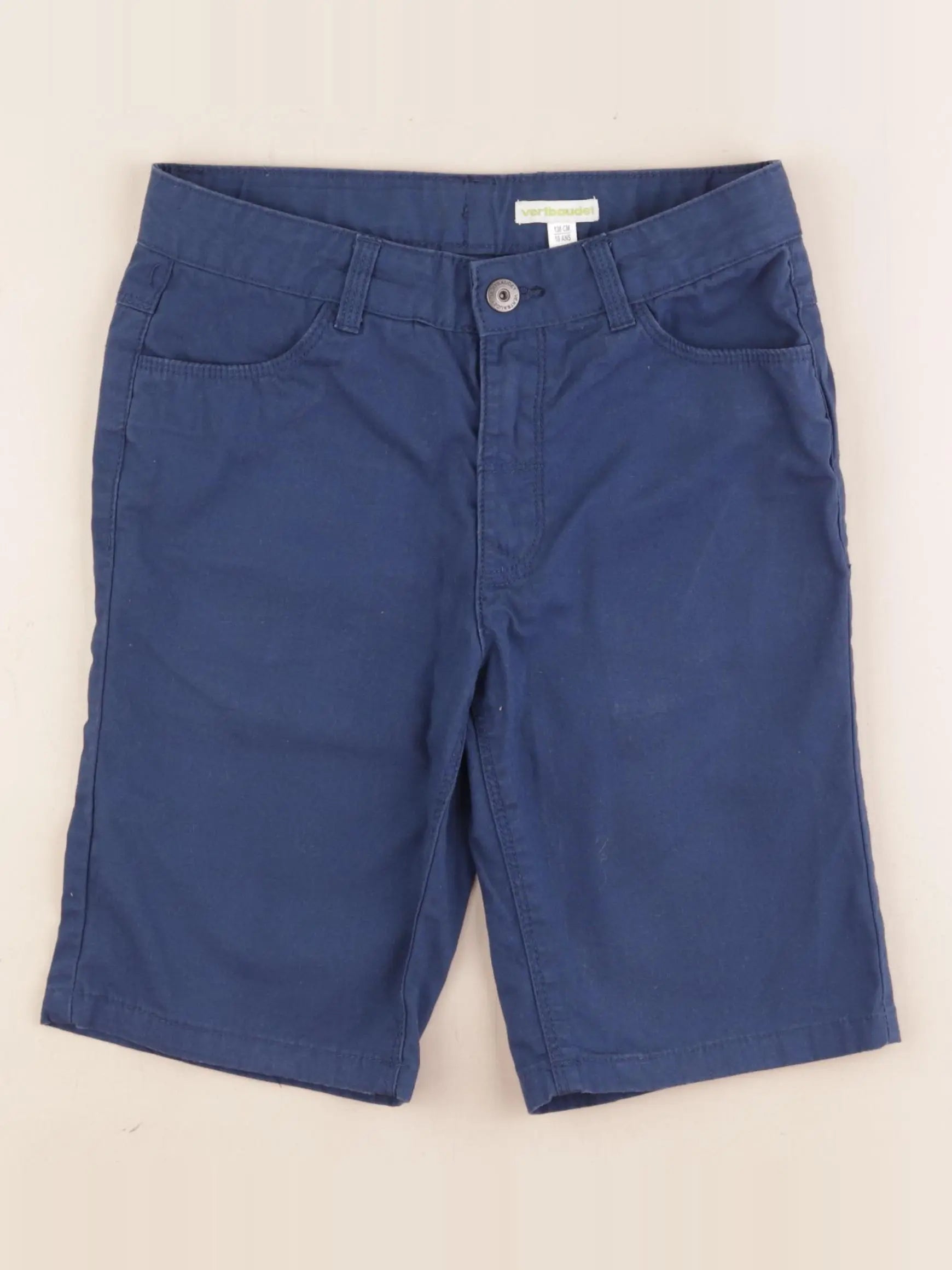 Vertbaudet - short bleu - 10 ans