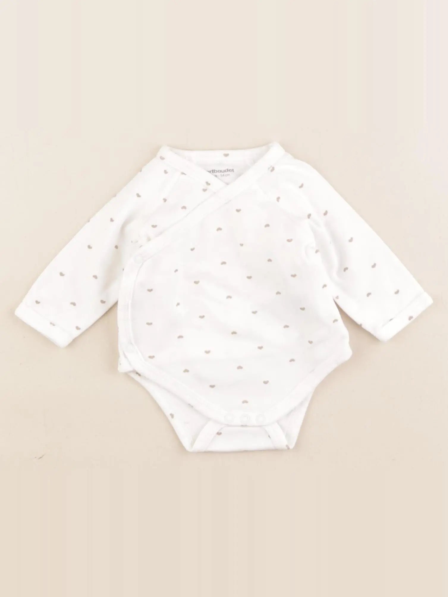 Vertbaudet - body blanc - 1 mois