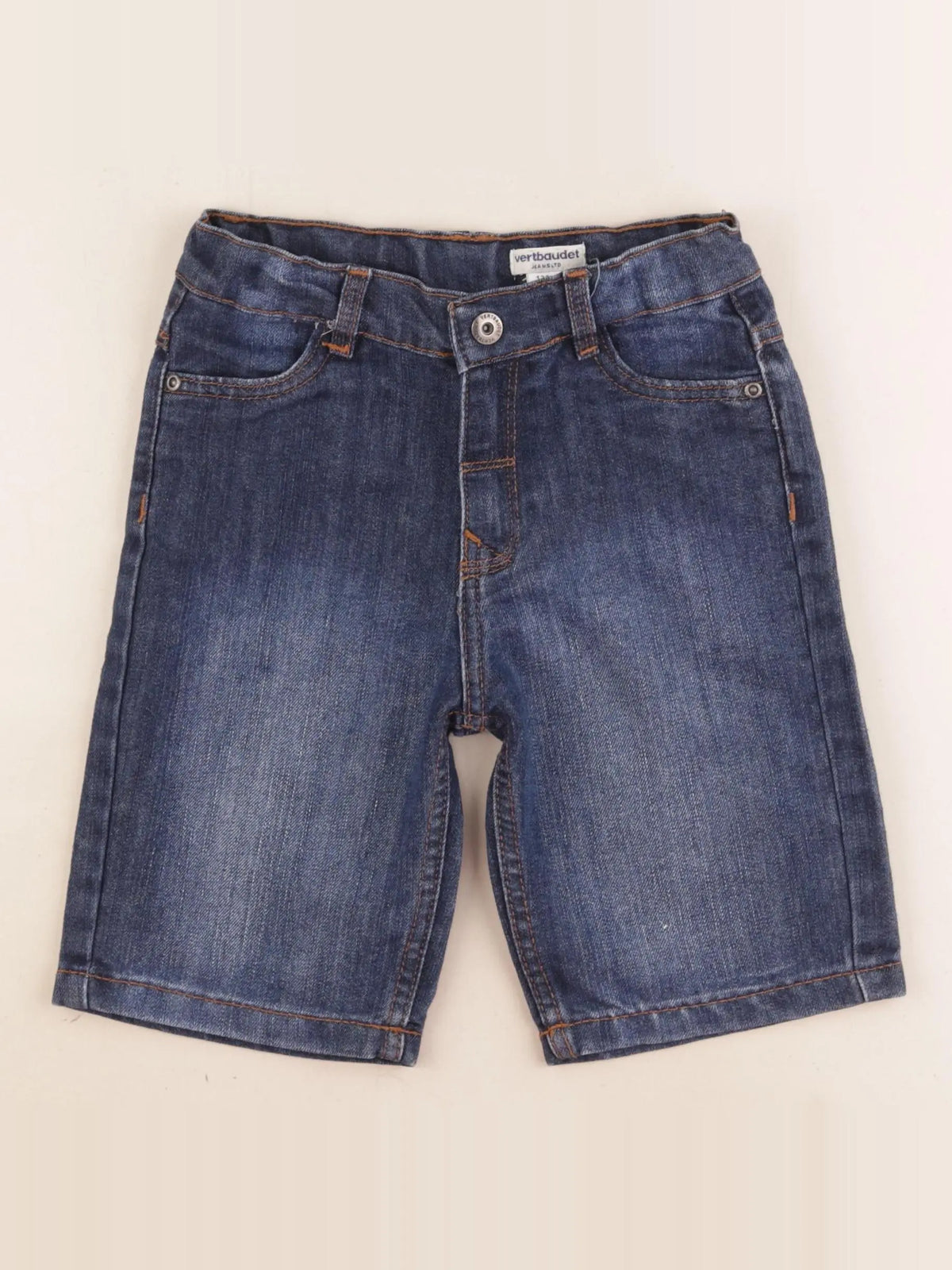 Vertbaudet - short bleu - 9 ans