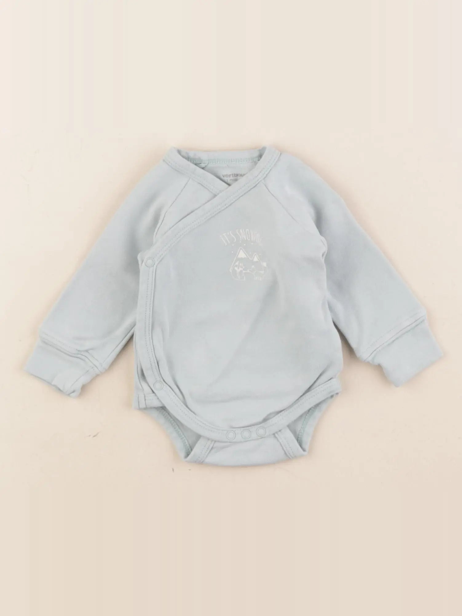 Vertbaudet - body vert - 1 mois