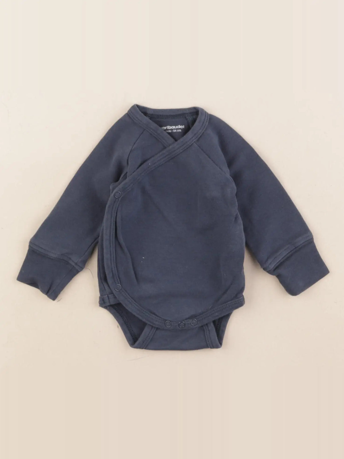 Vertbaudet - body bleu - 1 mois
