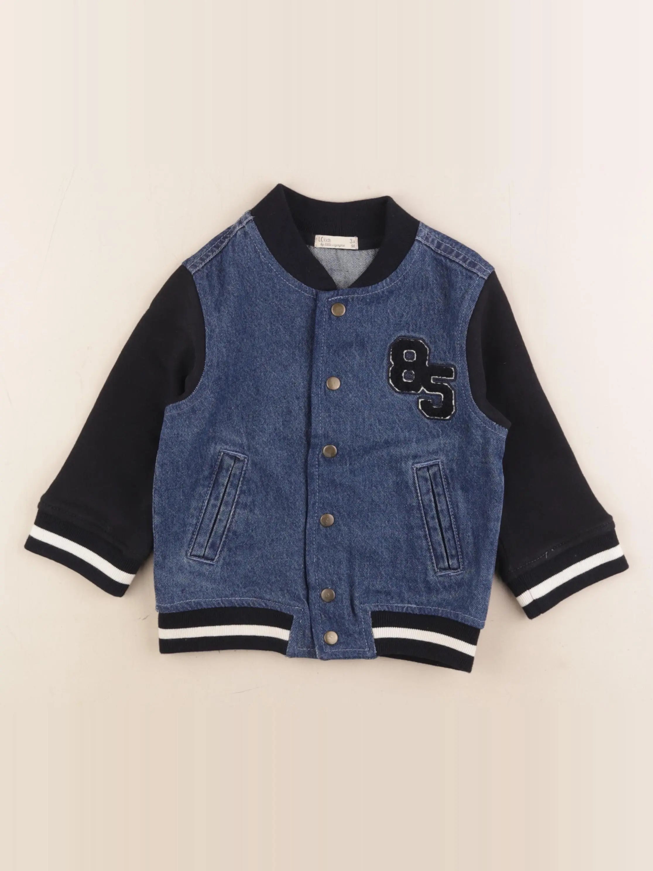 Little Cigogne - veste bleu - 3 ans