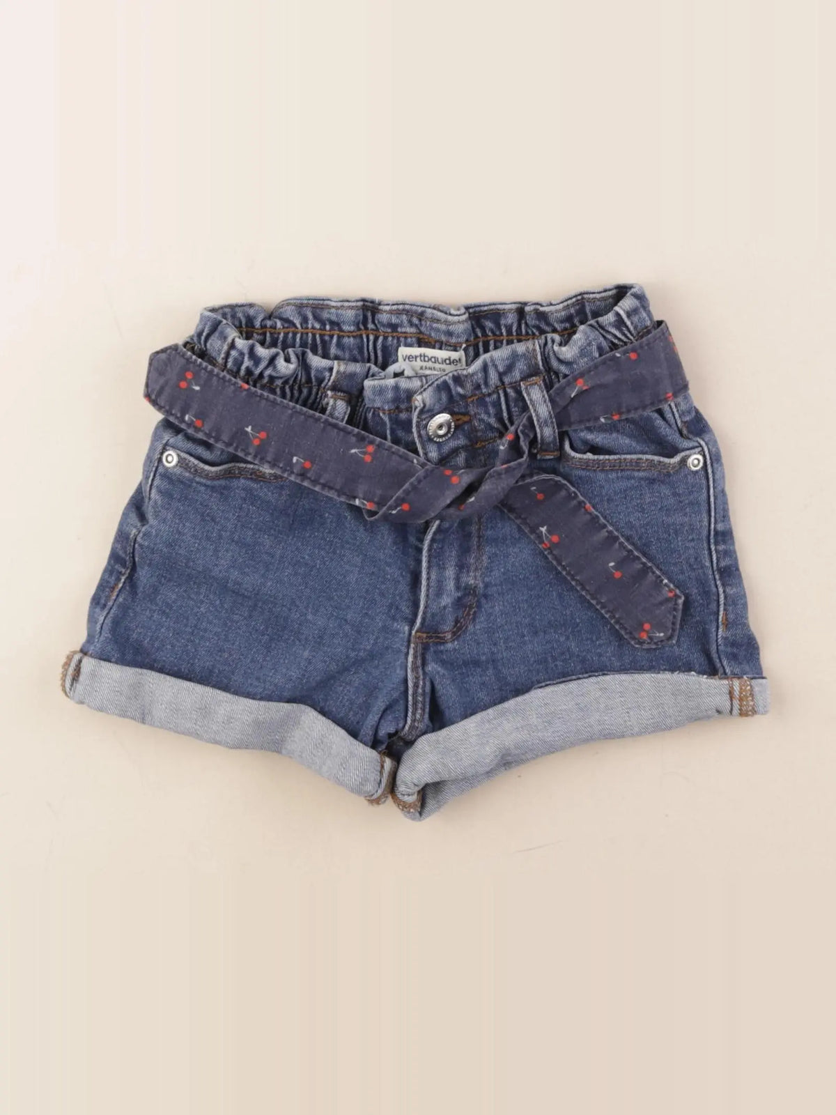 Vertbaudet - short bleu - 4 ans