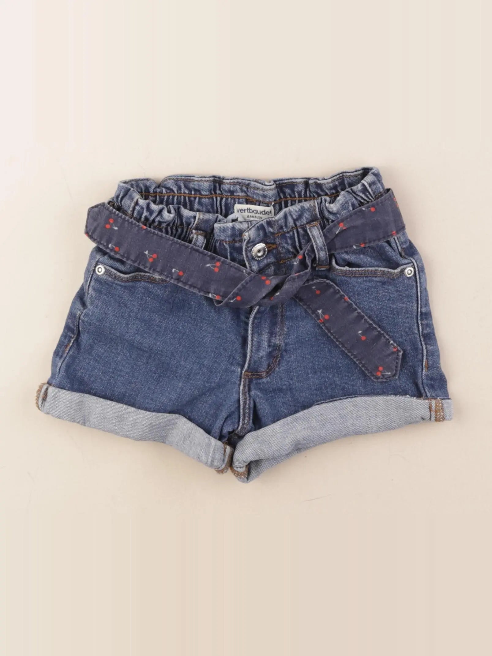 Vertbaudet - short bleu - 4 ans