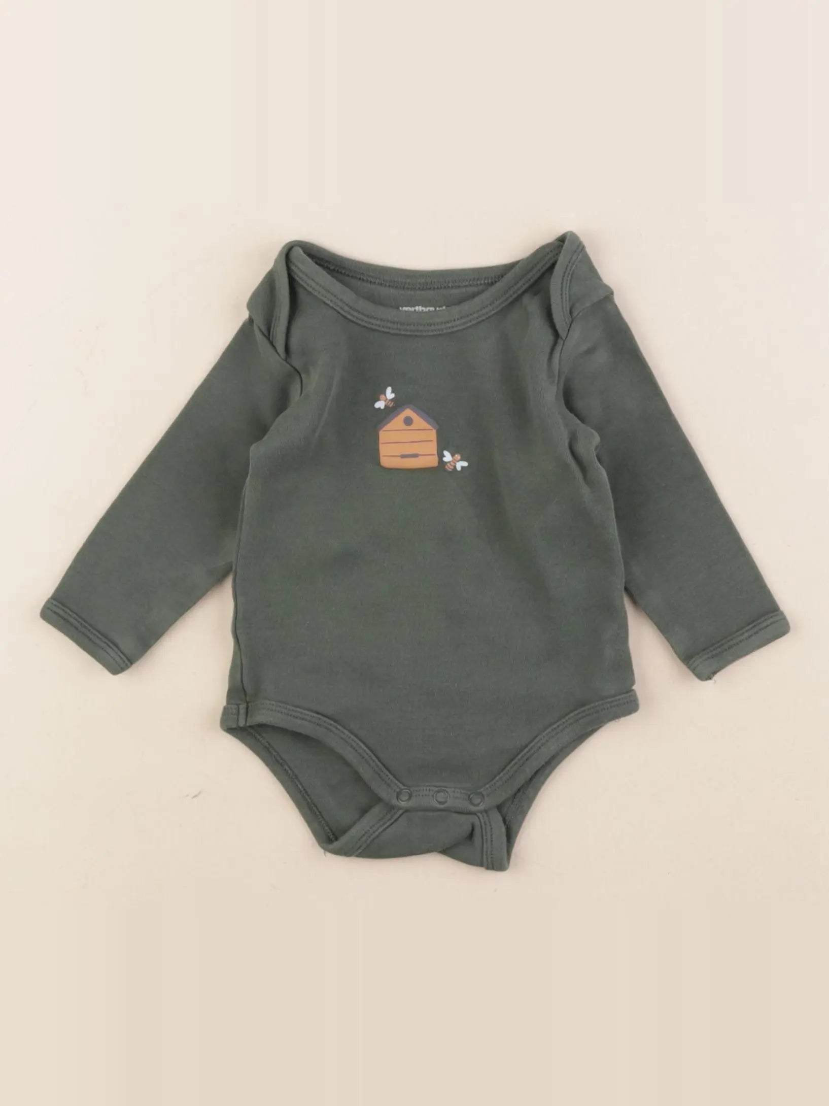 Vertbaudet - body vert - 6 mois