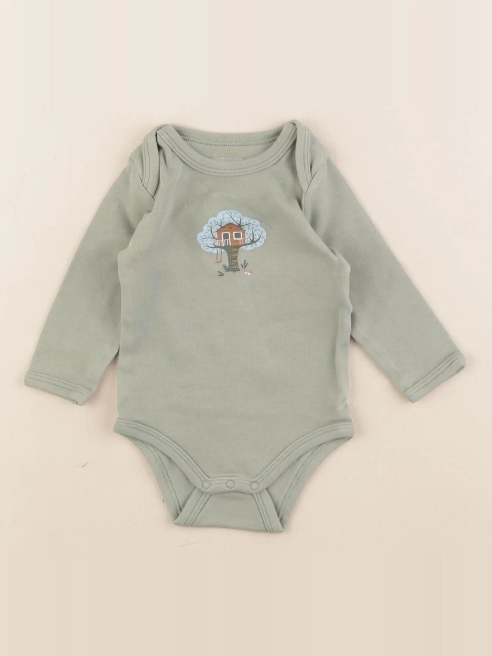 Vertbaudet - body vert - 6 mois