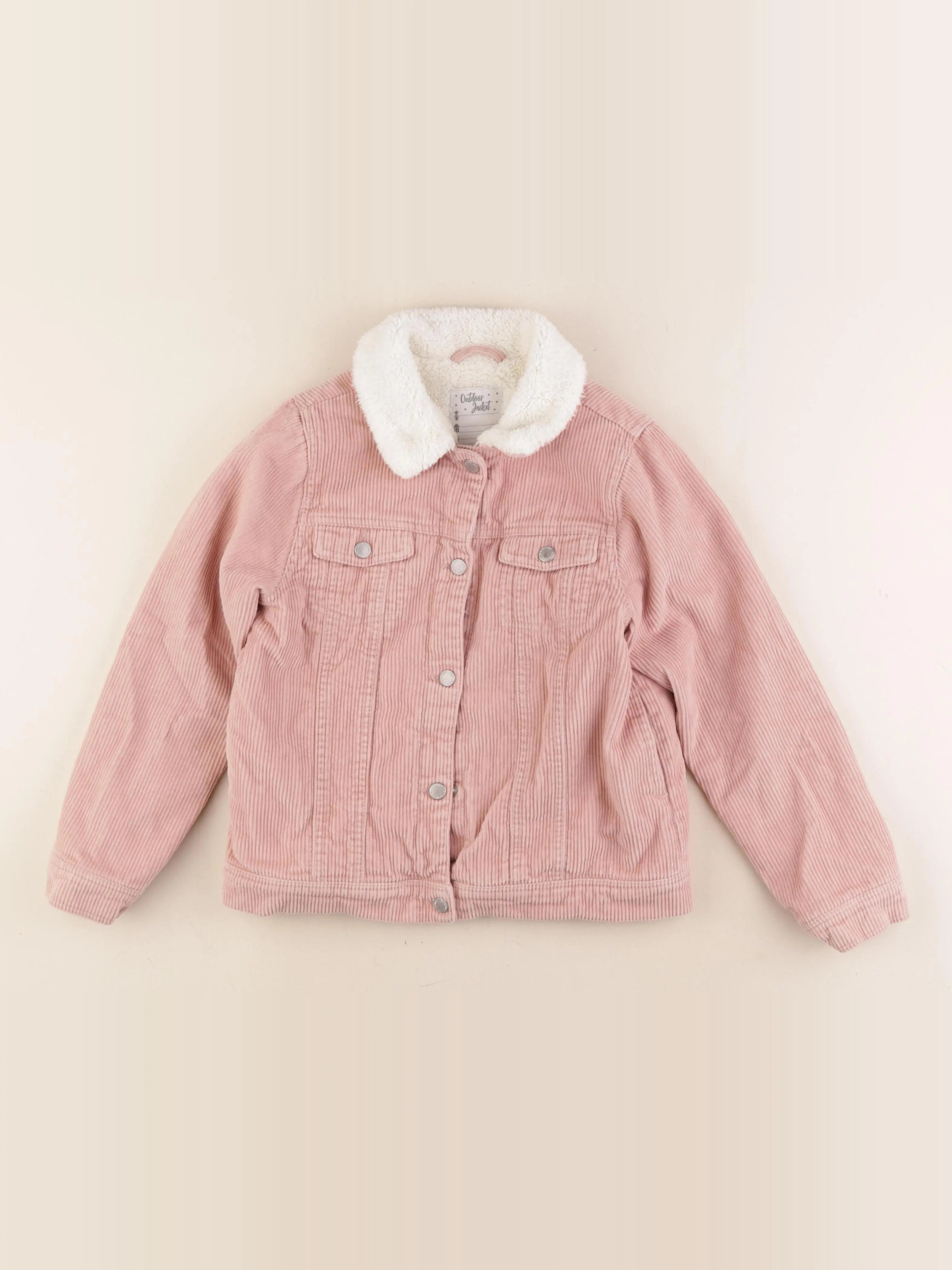 Vertbaudet - veste rose - 10 ans