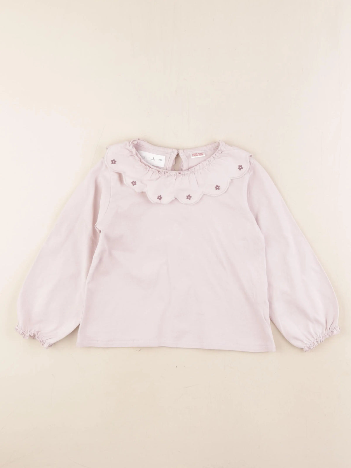 Zara - tee-shirt rose - 4 ans