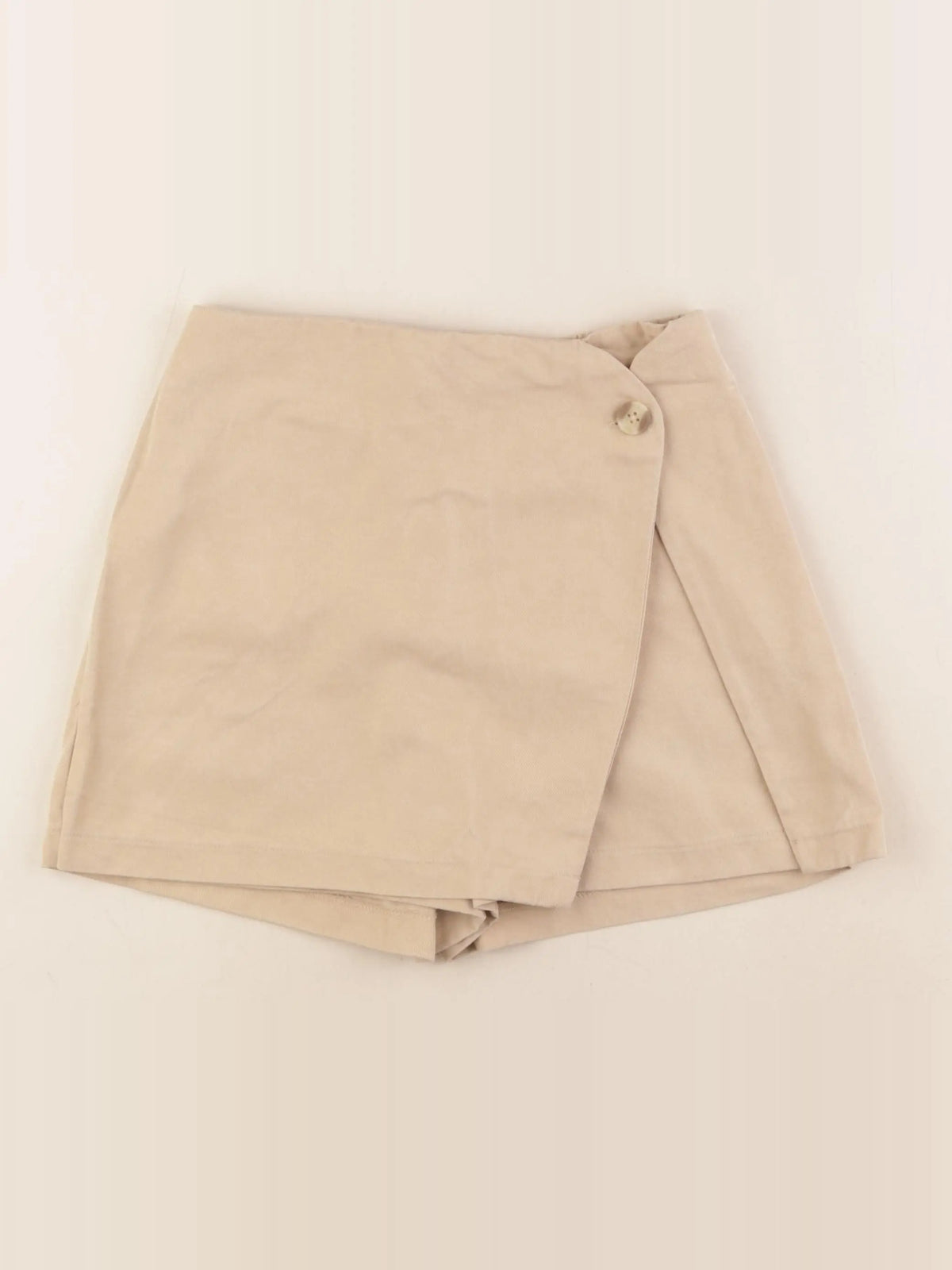 Mango - jupe short beige - 11/12 ans