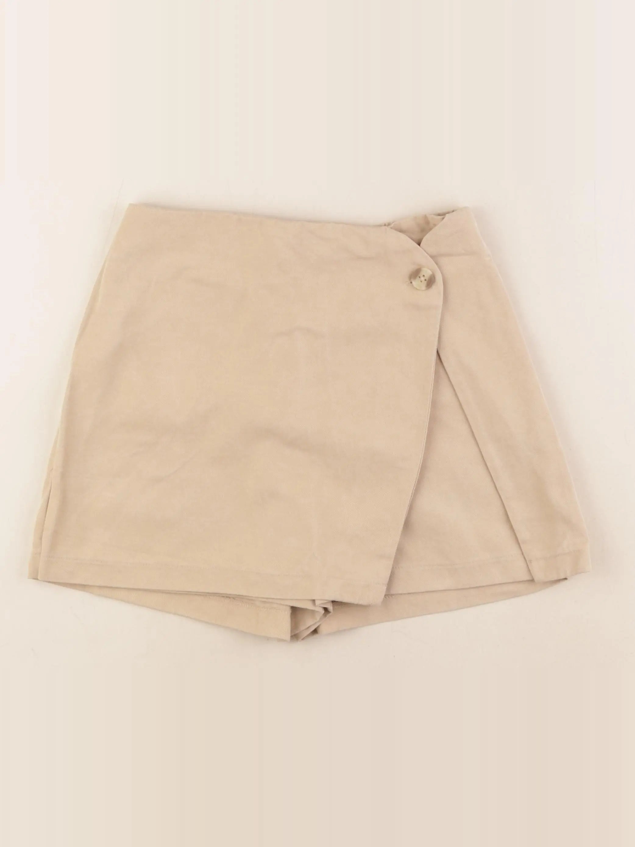 Mango - jupe short beige - 11/12 ans