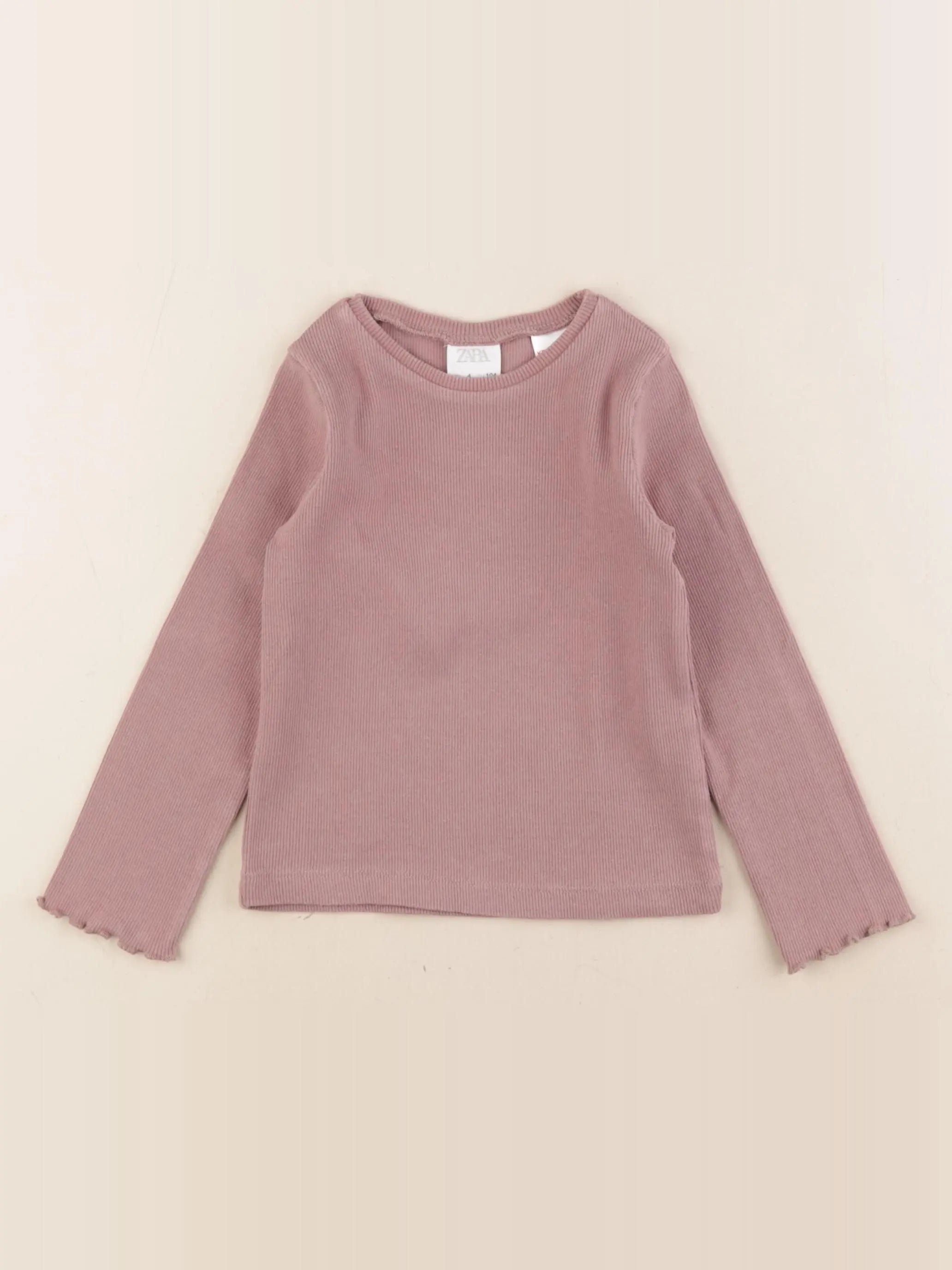 Zara - tee-shirt rose - 4 ans