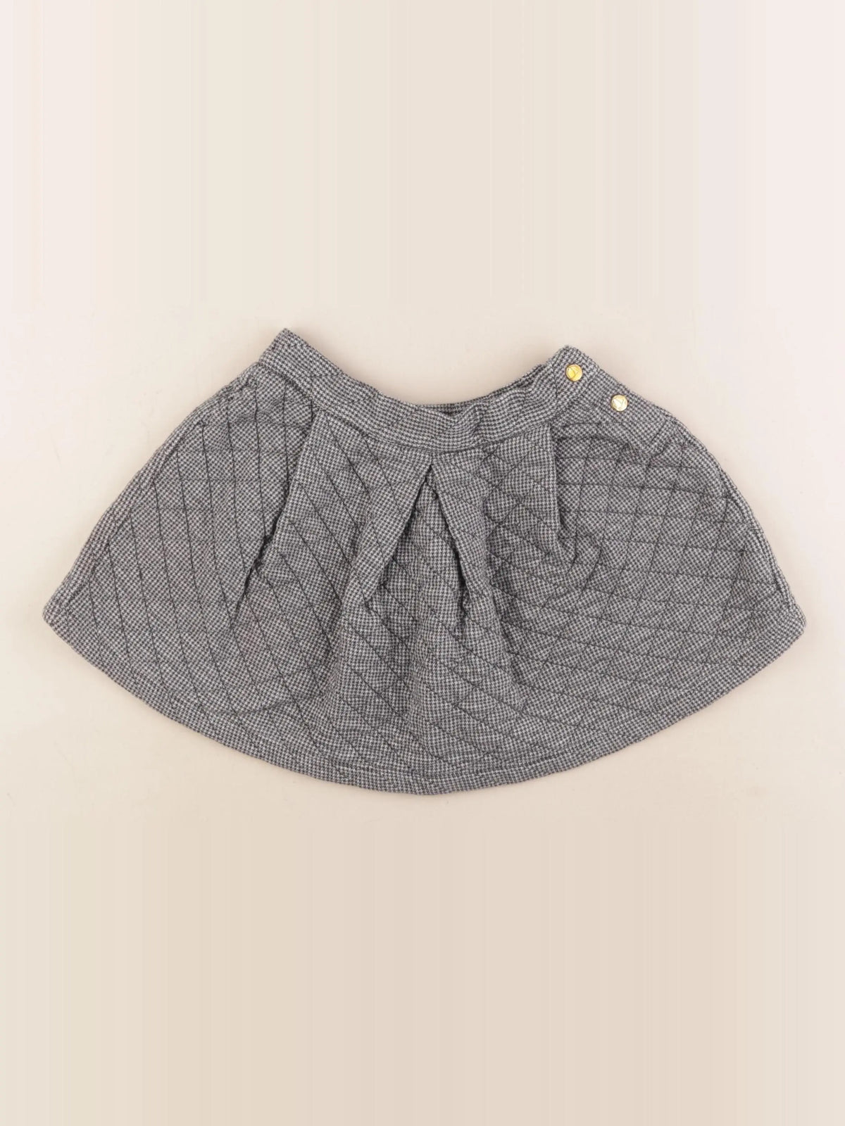 Petit Bateau - jupe gris - 6 ans