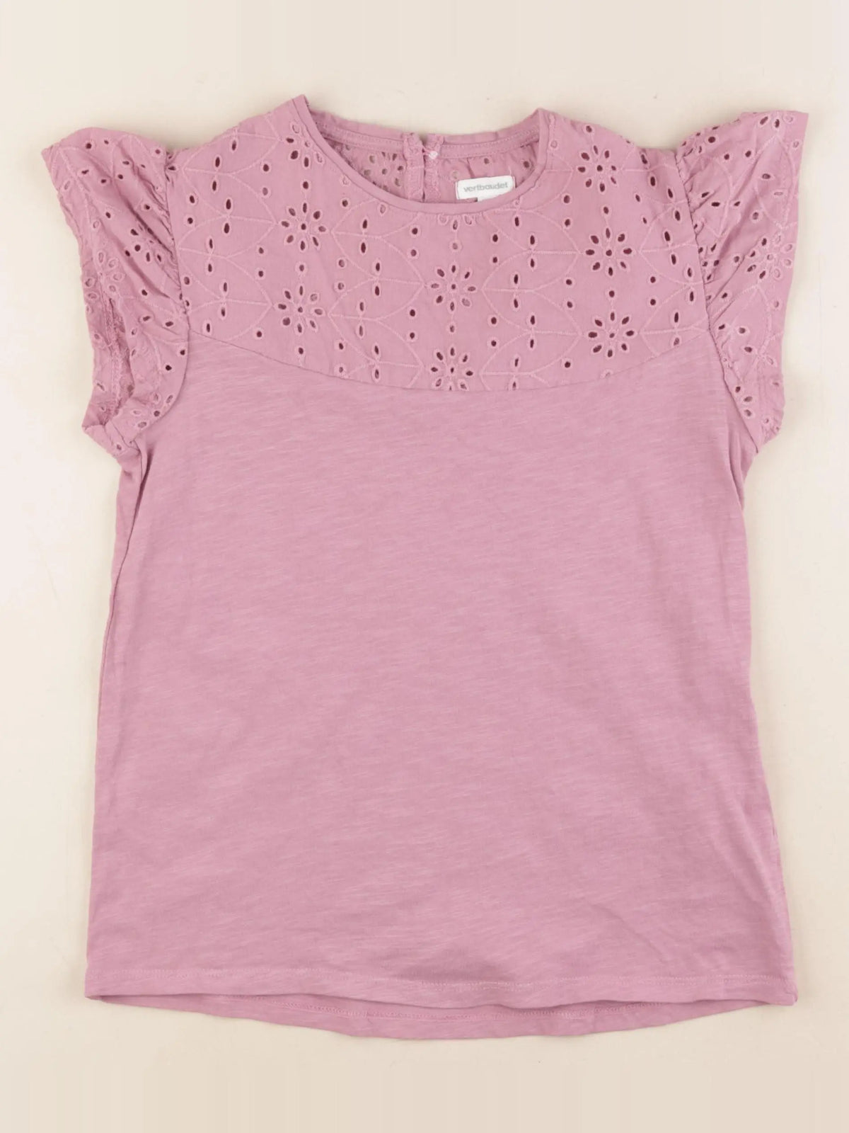 Vertbaudet - tee-shirt rose - 12 ans