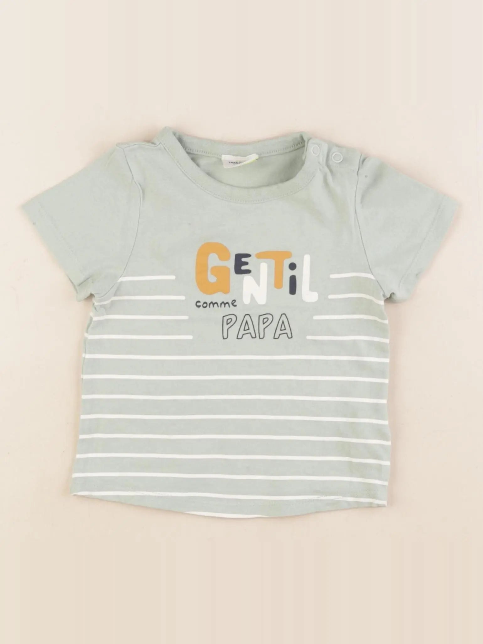 Tape à l'oeil - tee-shirt vert - 12 mois