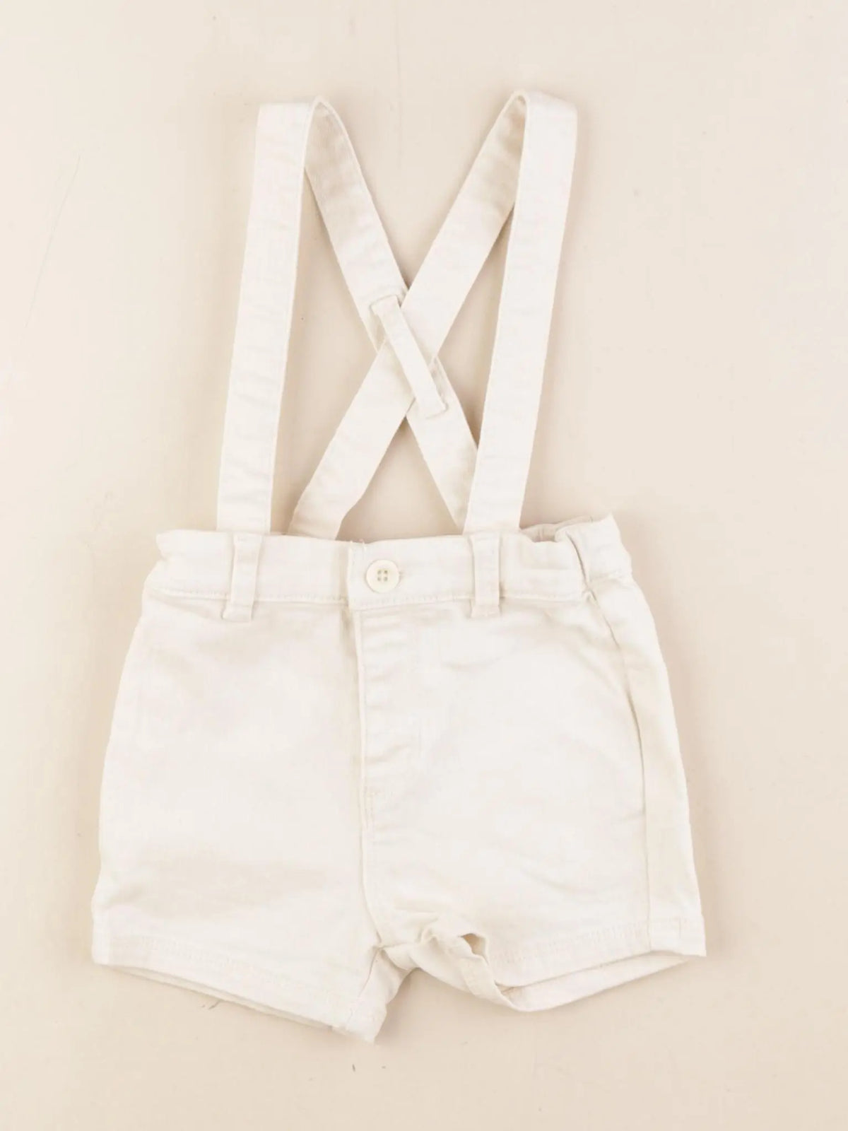 Petit Bateau - short blanc - 12 mois