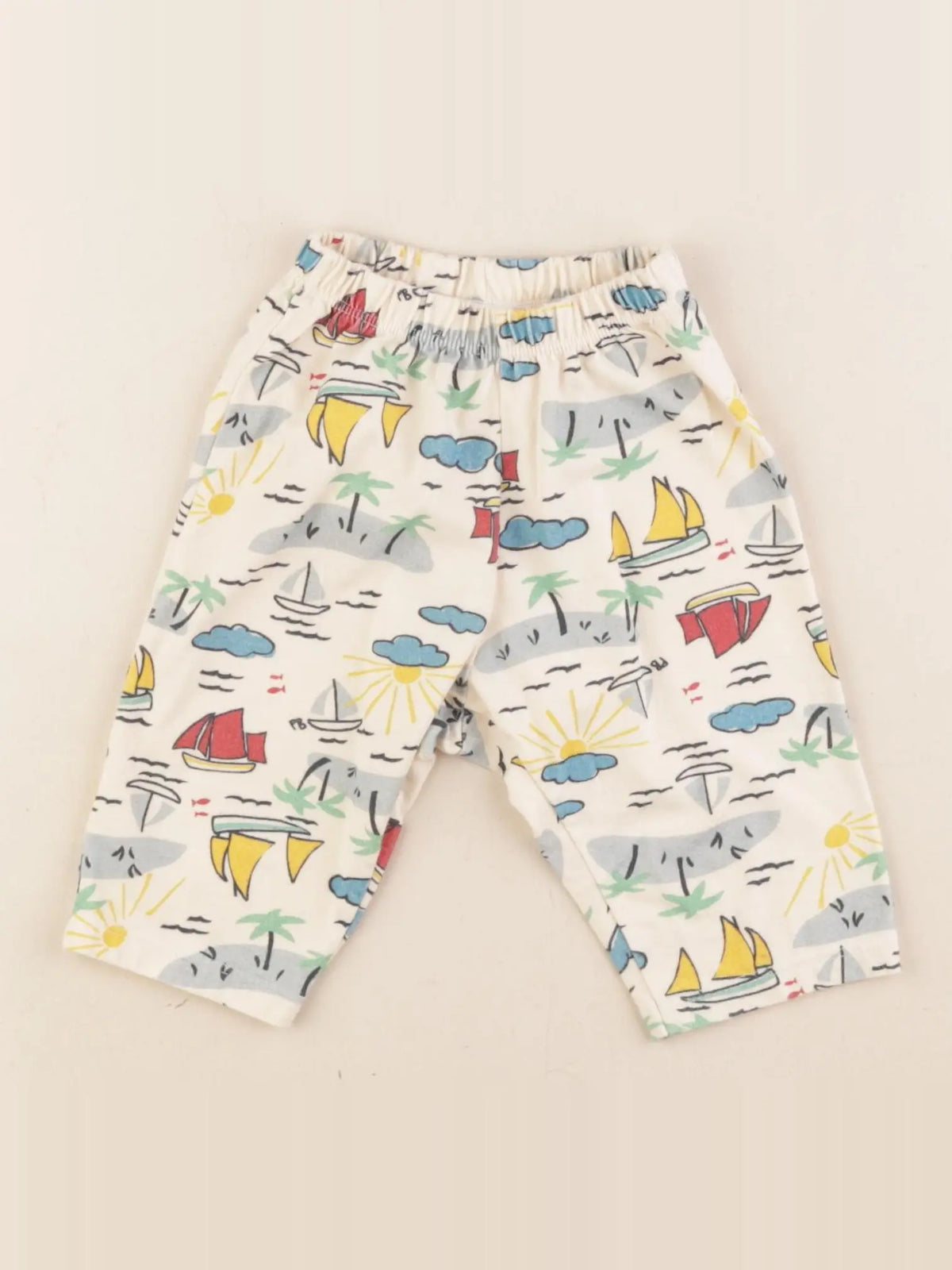Petit Bateau - pantalon multicolore - 6 mois