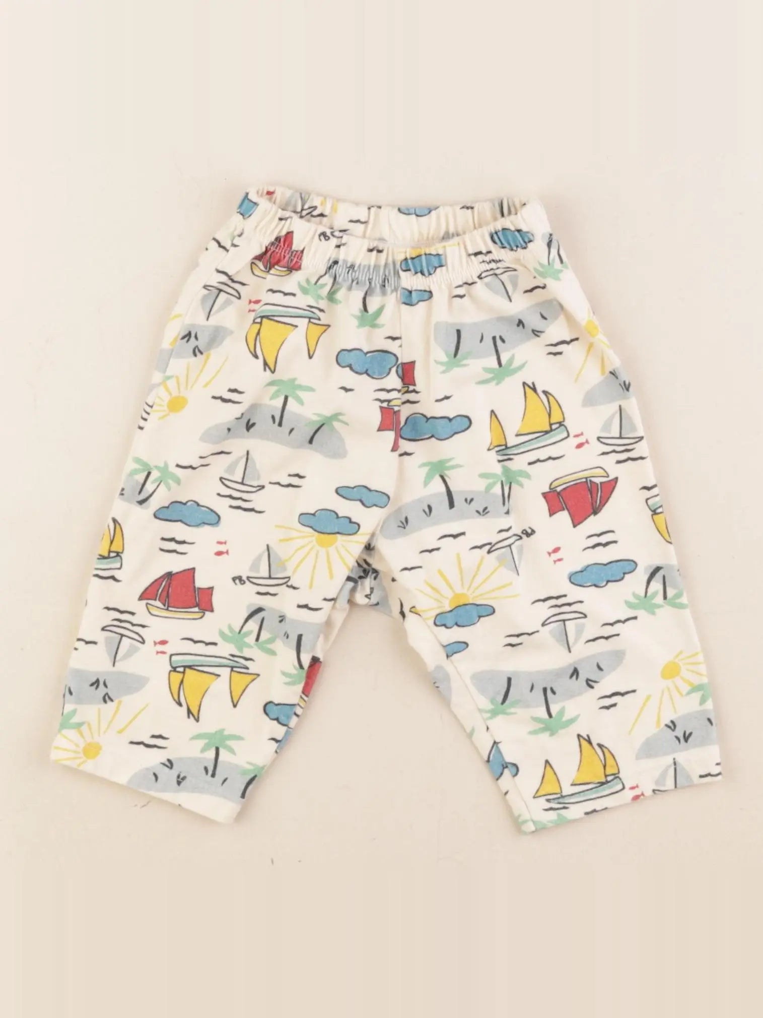 Petit Bateau - pantalon multicolore - 6 mois