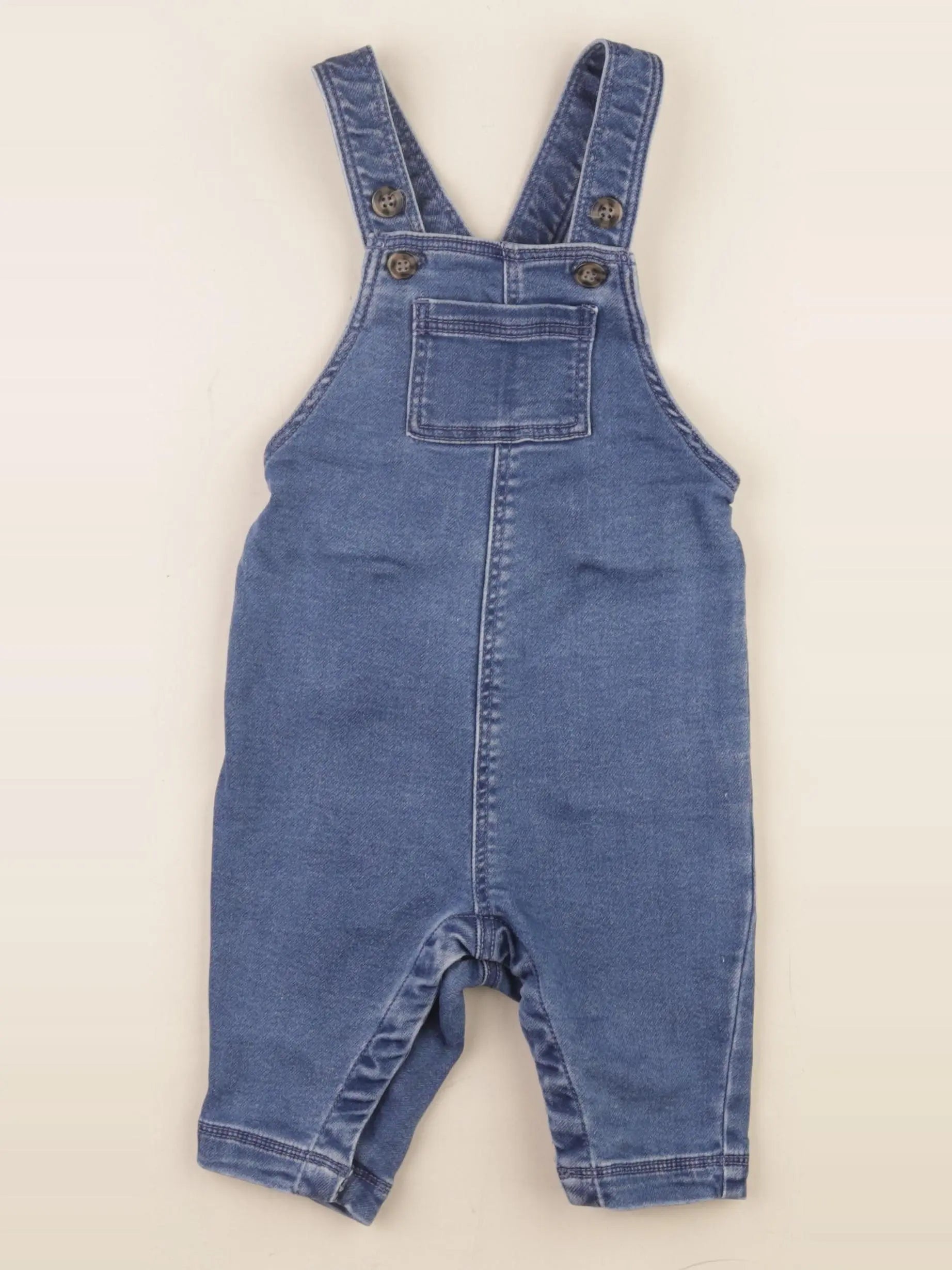 Petit Bateau - salopette bleu - 6 mois
