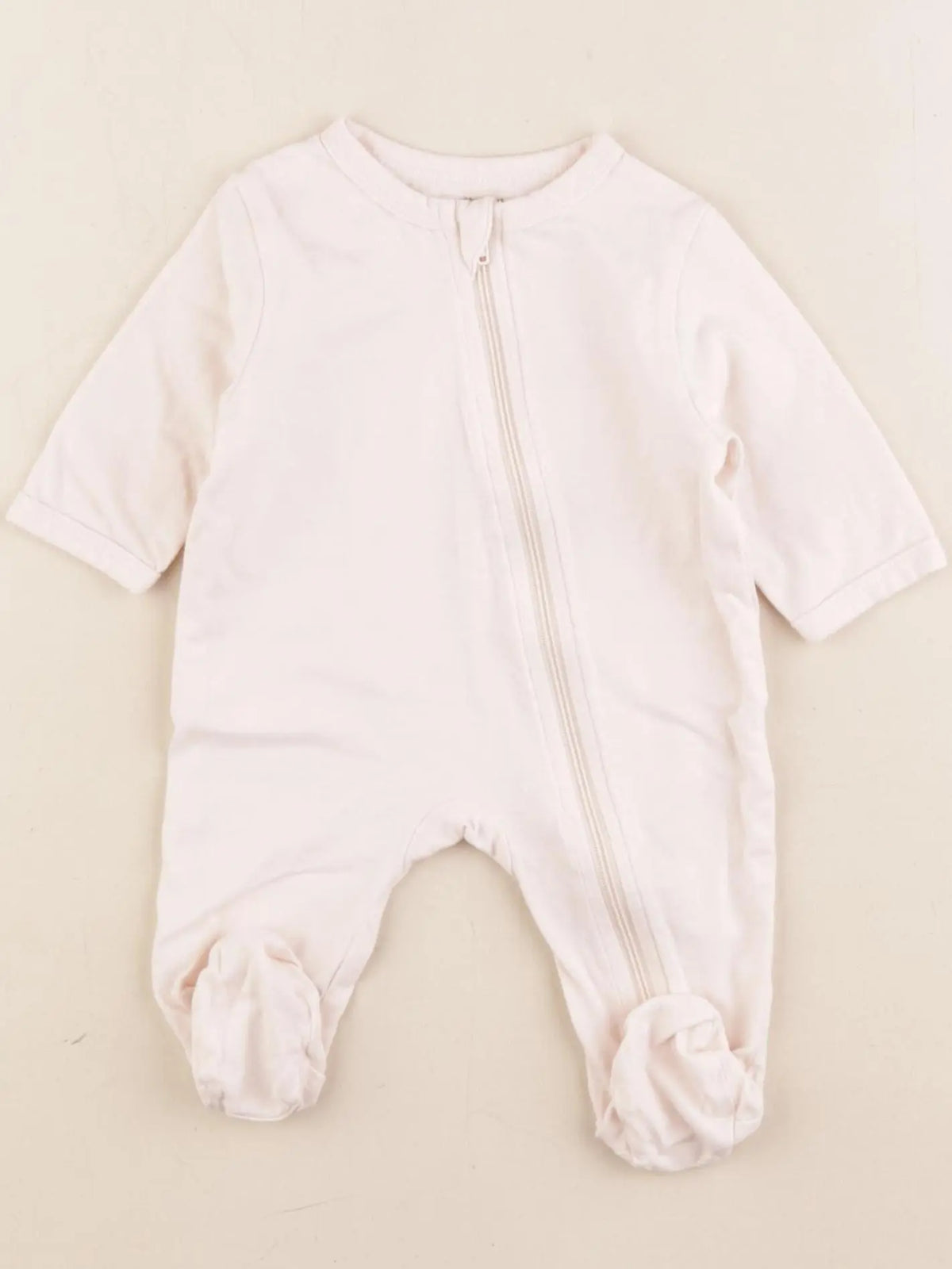 Vertbaudet - pyjama coton rose - 1 mois
