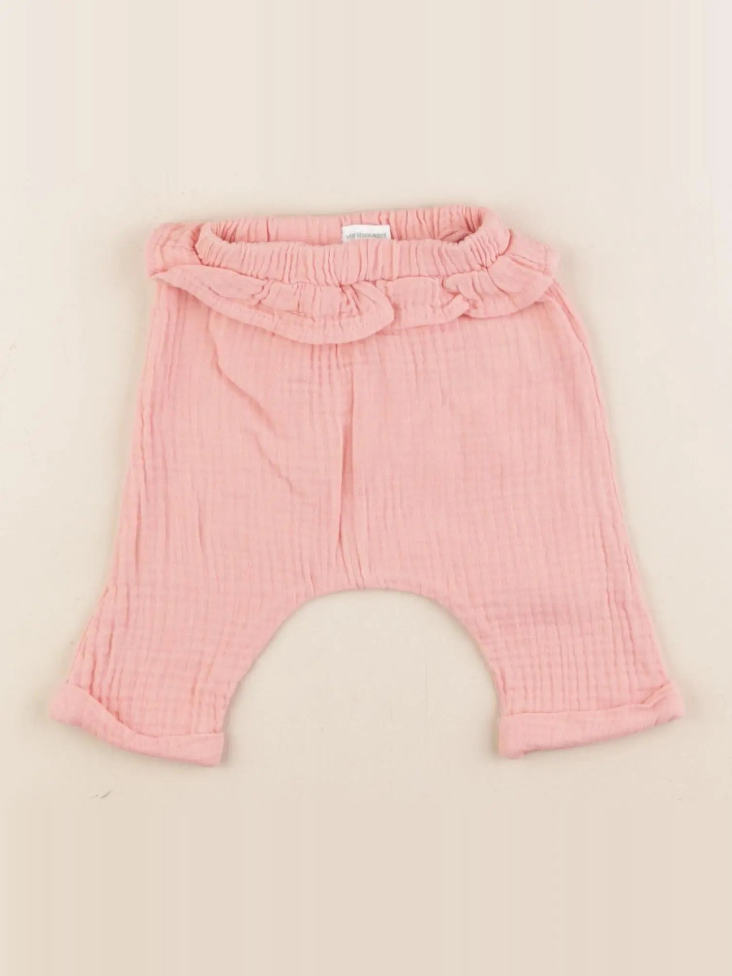 Vertbaudet - sarouel rose - 1 mois