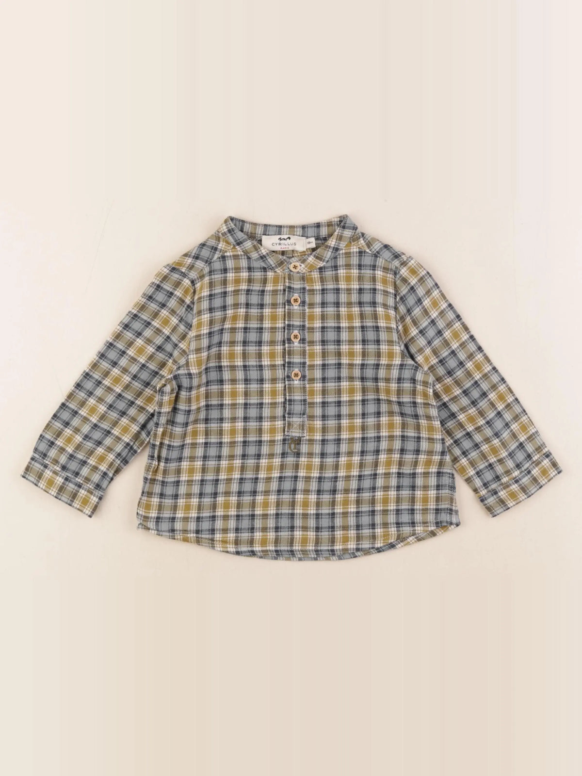 Cyrillus - chemise vert - 18 mois